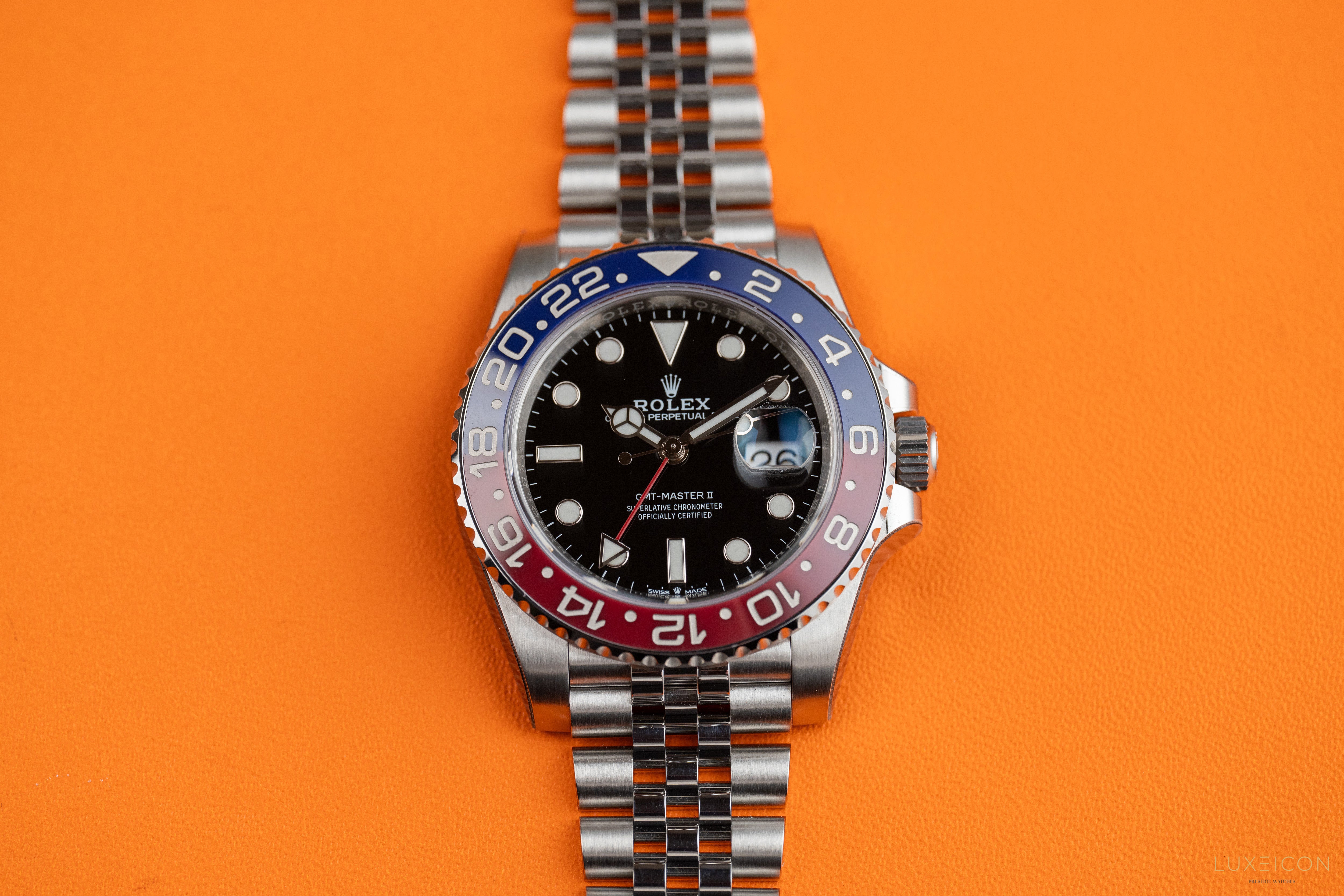 Rolex GMT-Master II Pepsi Jubilee Bracelet 126710BLRO 2021