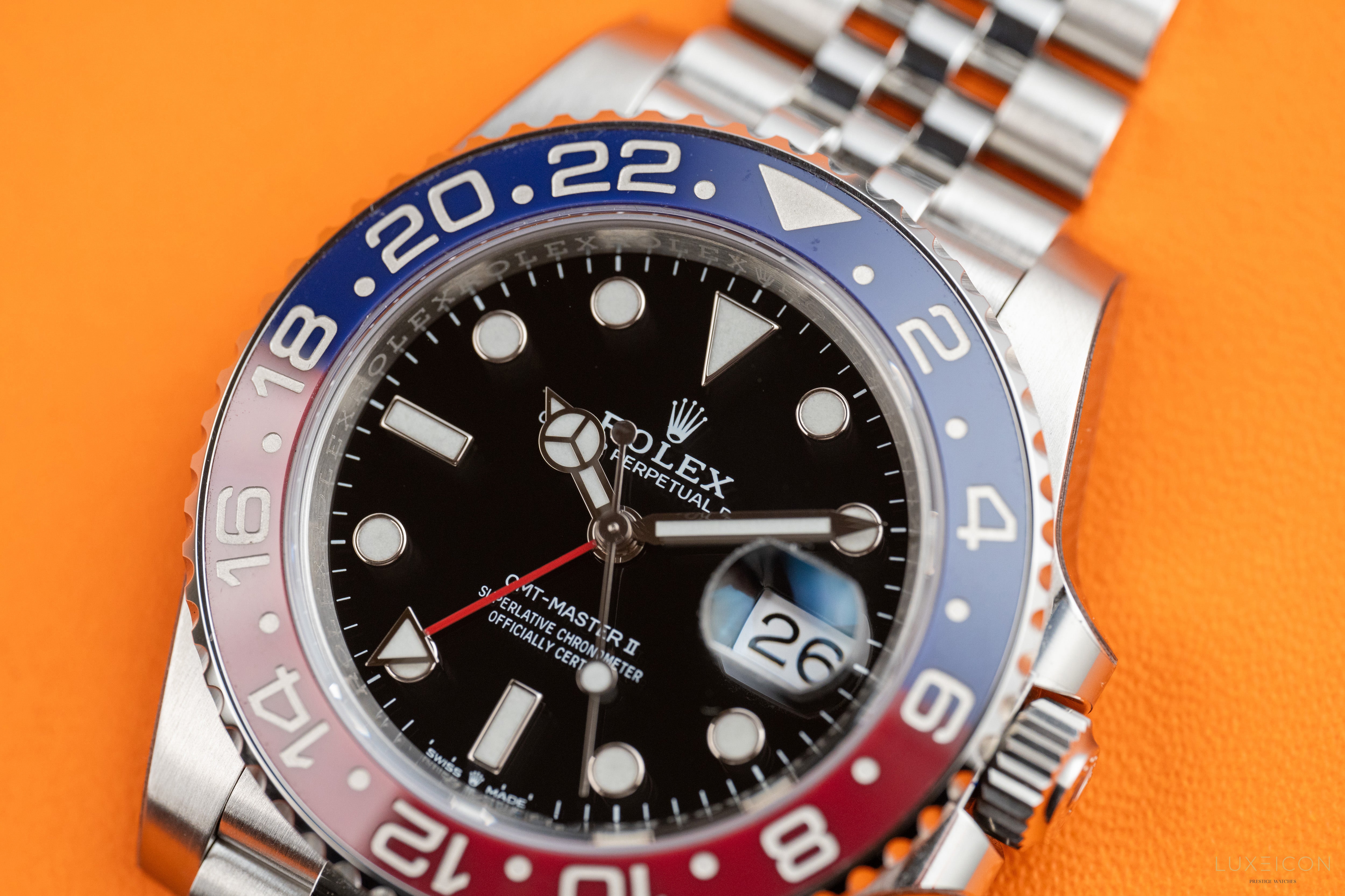 Rolex GMT-Master II Pepsi Jubilee Bracelet 126710BLRO 2021