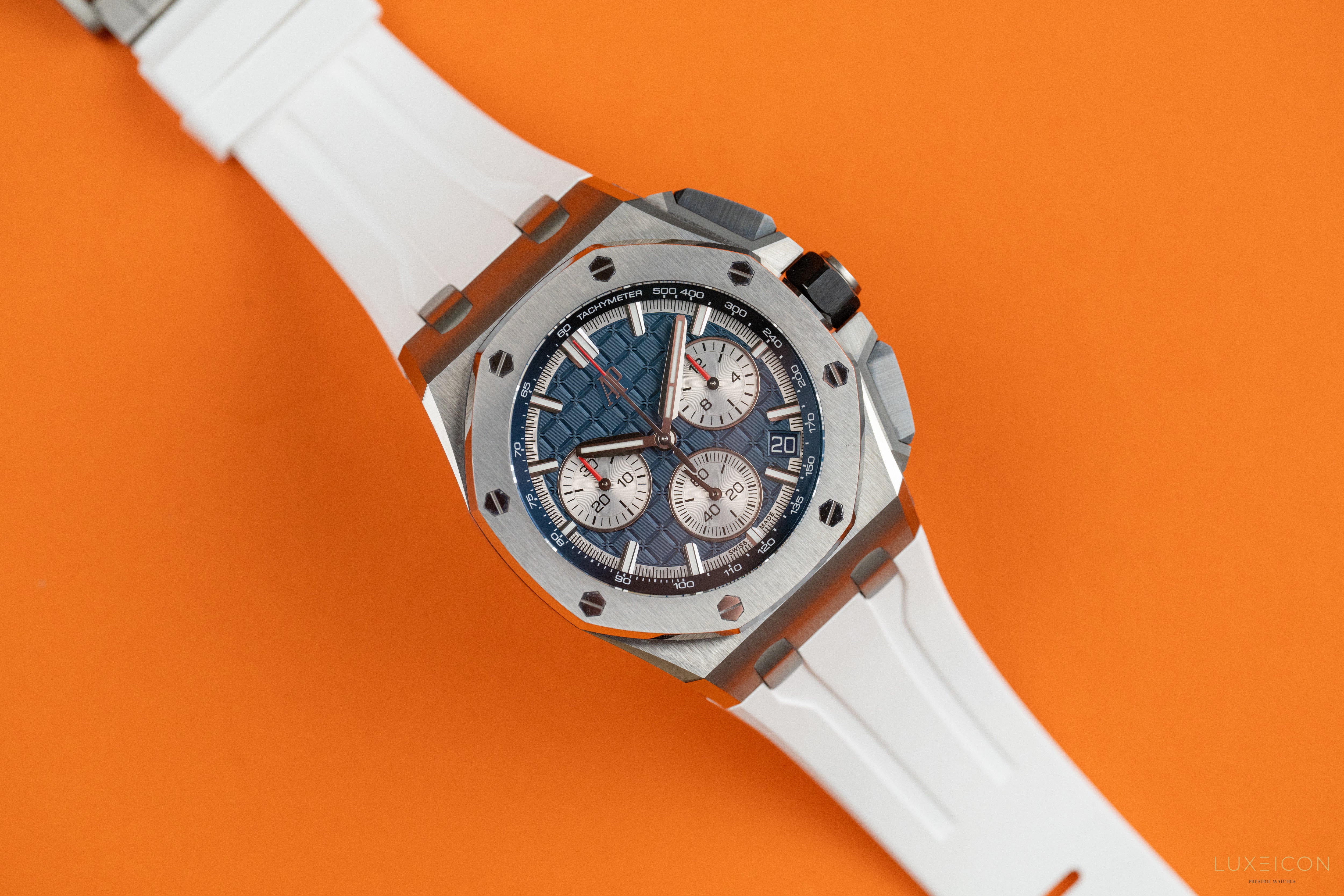 Audemars Piguet Royal Oak Offshore Chronograph Titanium Blue Dial 26420TI 2023