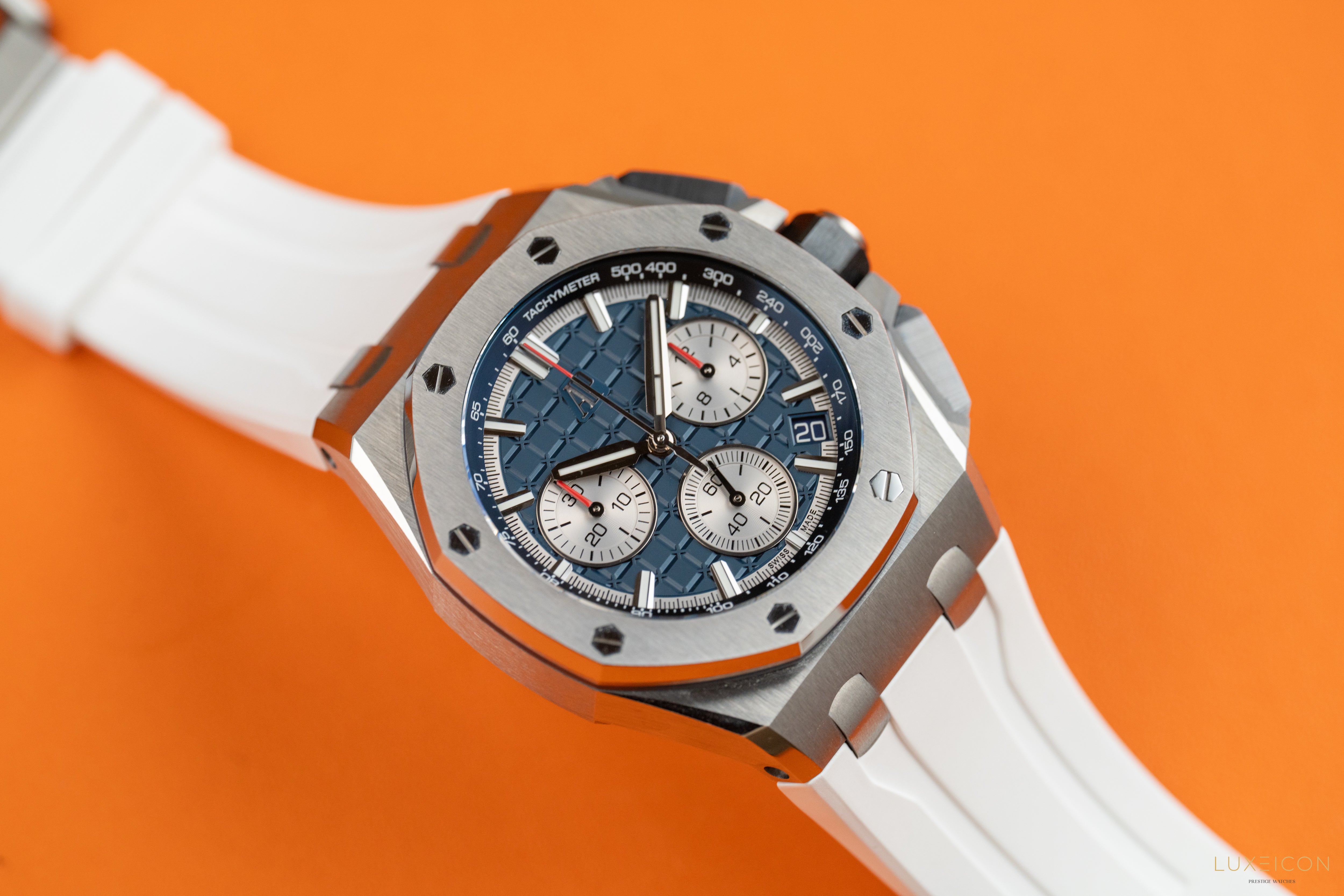 Audemars Piguet Royal Oak Offshore Chronograph Titanium Blue Dial 26420TI 2023