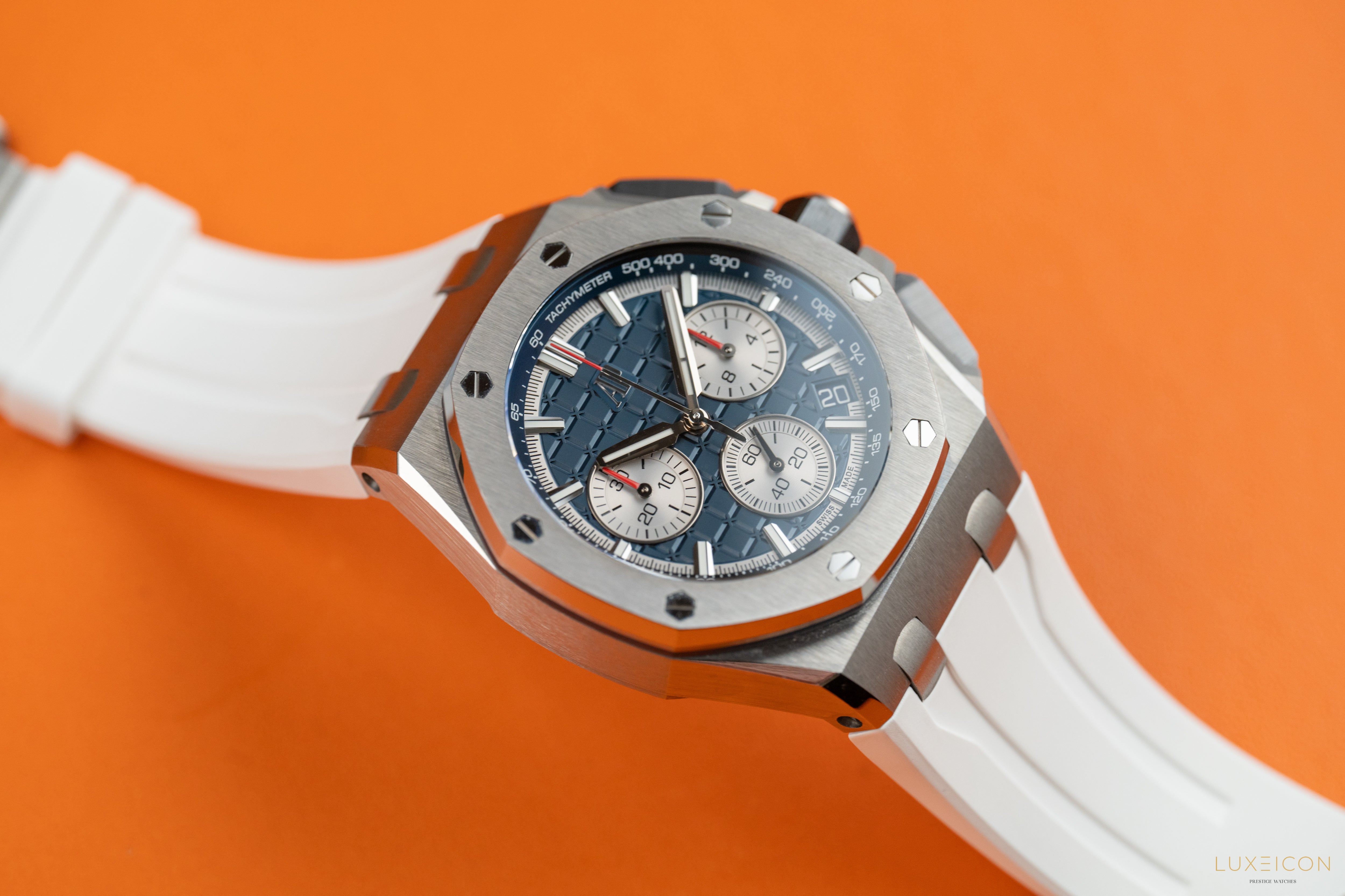 Audemars Piguet Royal Oak Offshore Chronograph Titanium Blue Dial 26420TI 2023