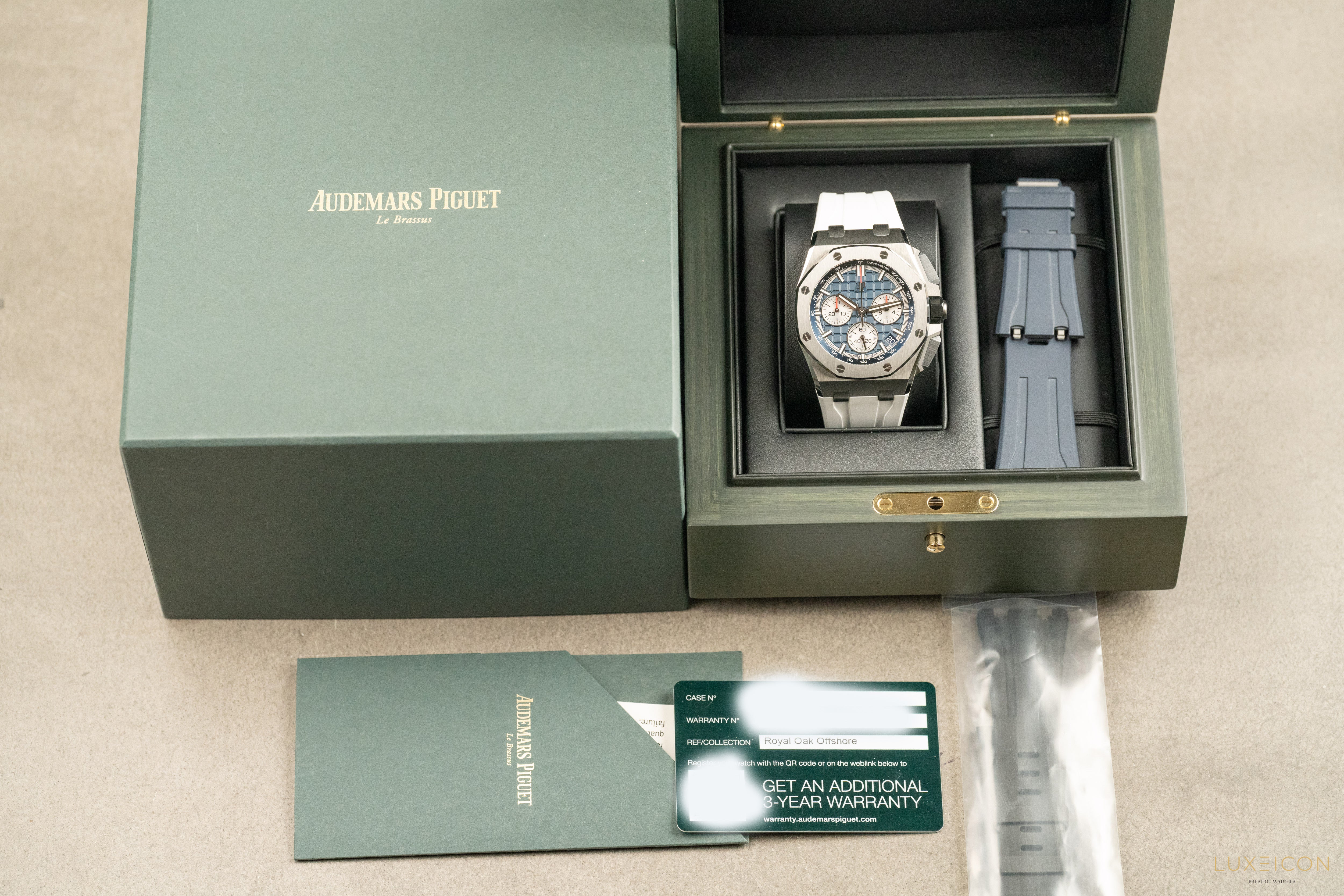 Audemars Piguet Royal Oak Offshore Chronograph Titanium Blue Dial 26420TI 2023