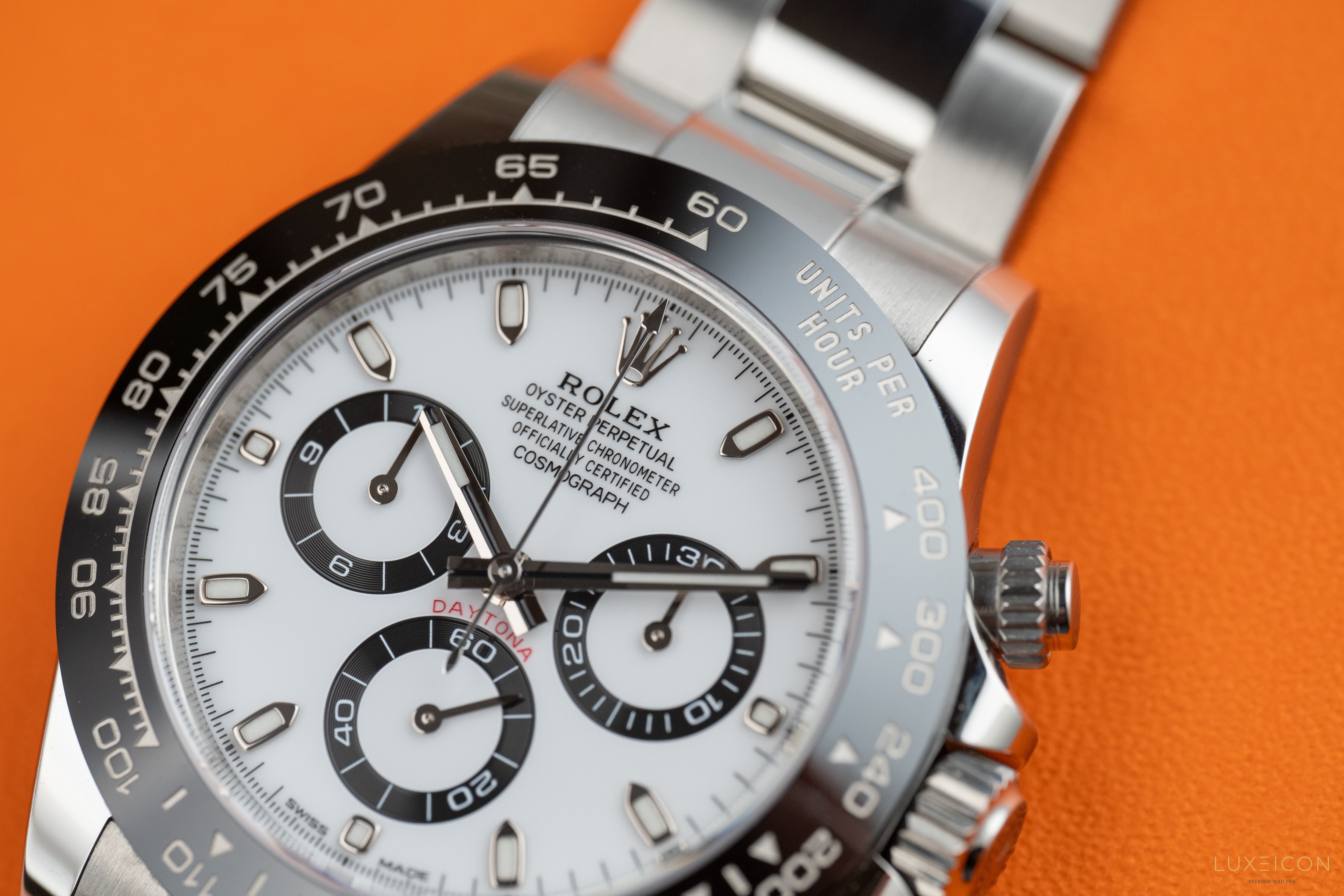 Rolex Daytona Cosmograph White Dial Ceramic Bezel Panda 40mm 116500LN 2024