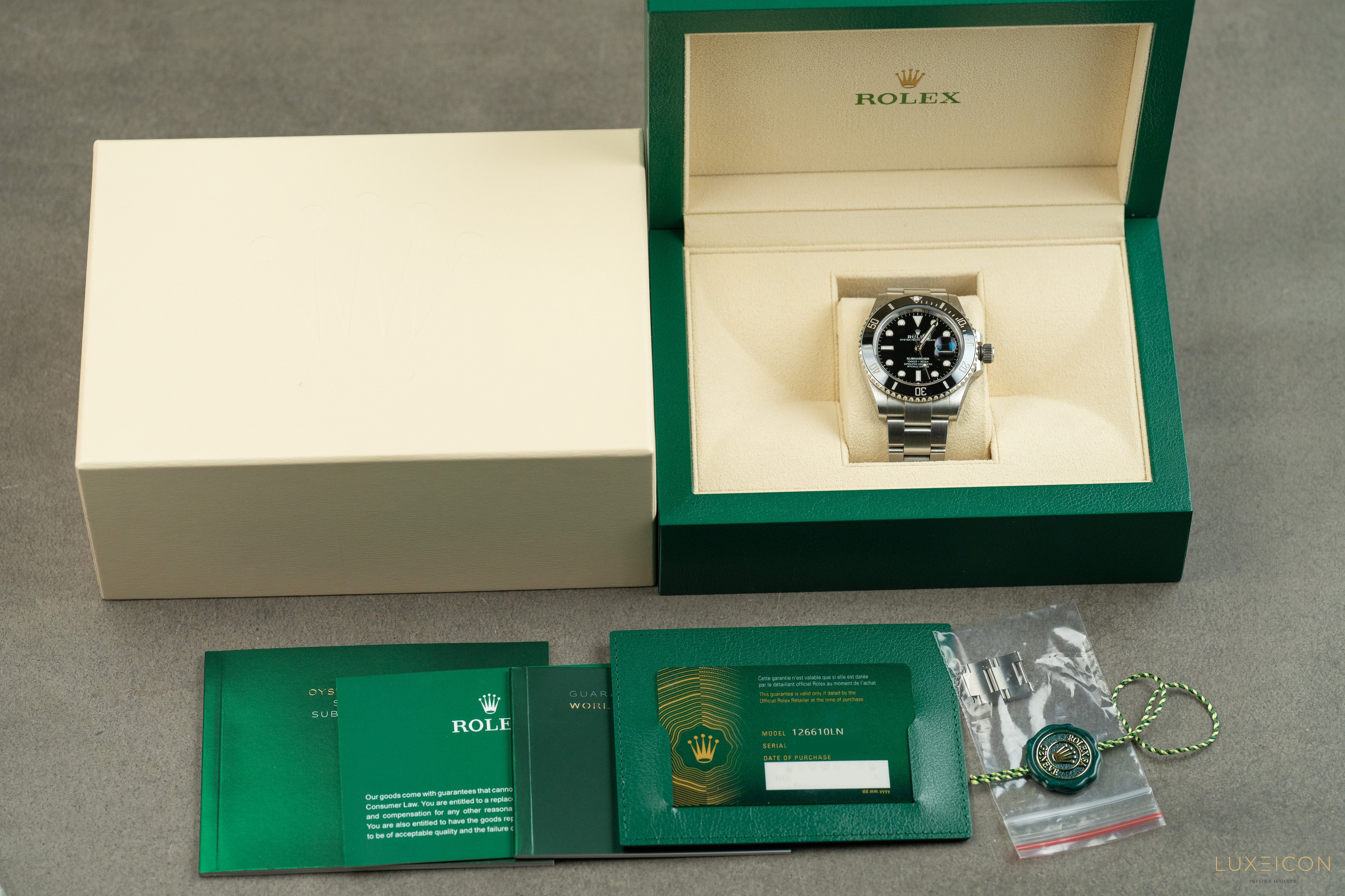 Rolex Submariner Date Stainless Steel Ceramic 41mm Black Dial 126610LN 2022