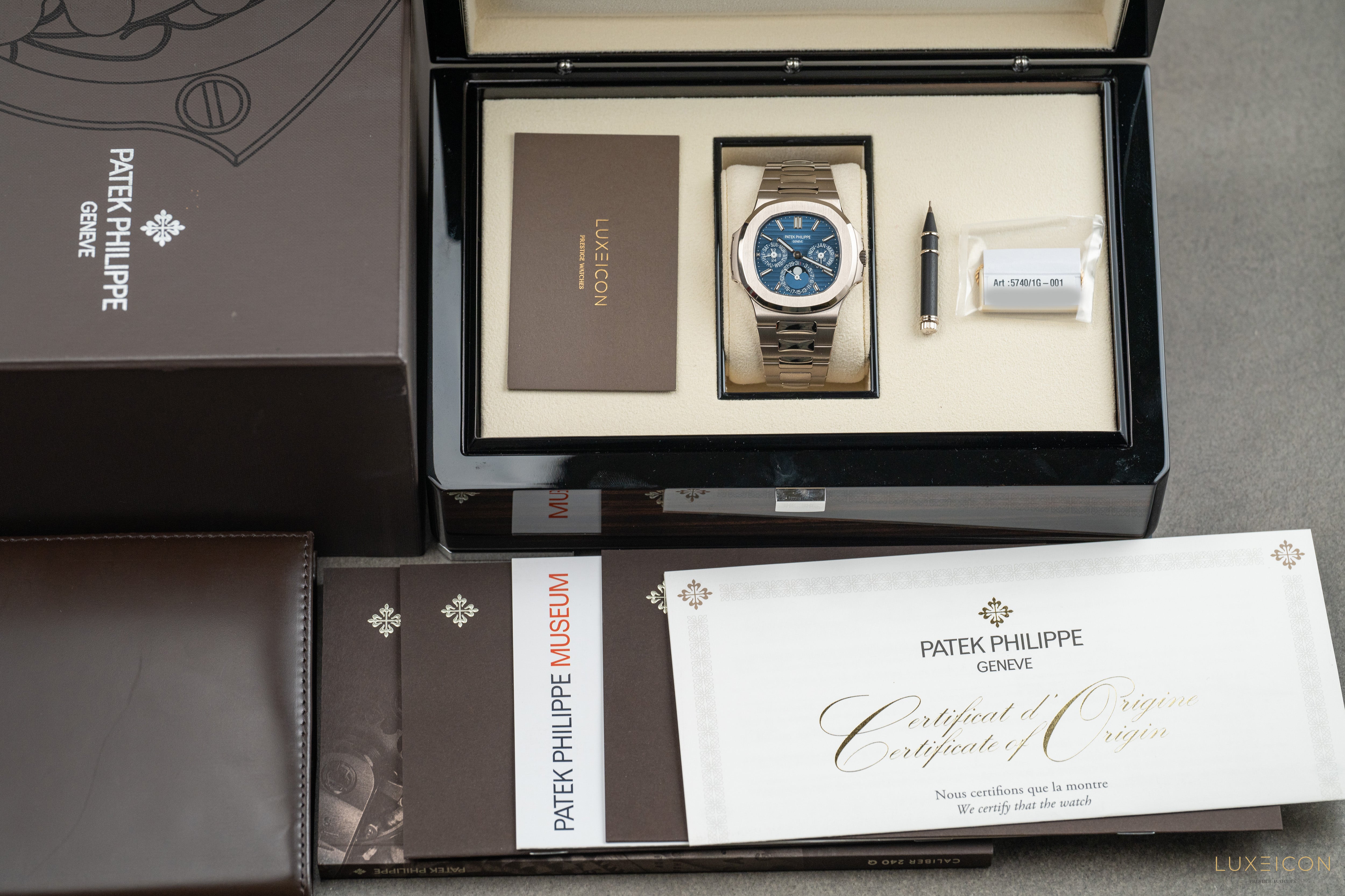 Patek Philippe Nautilus Perpetual Calendar White Gold 5740/1G-001 2023