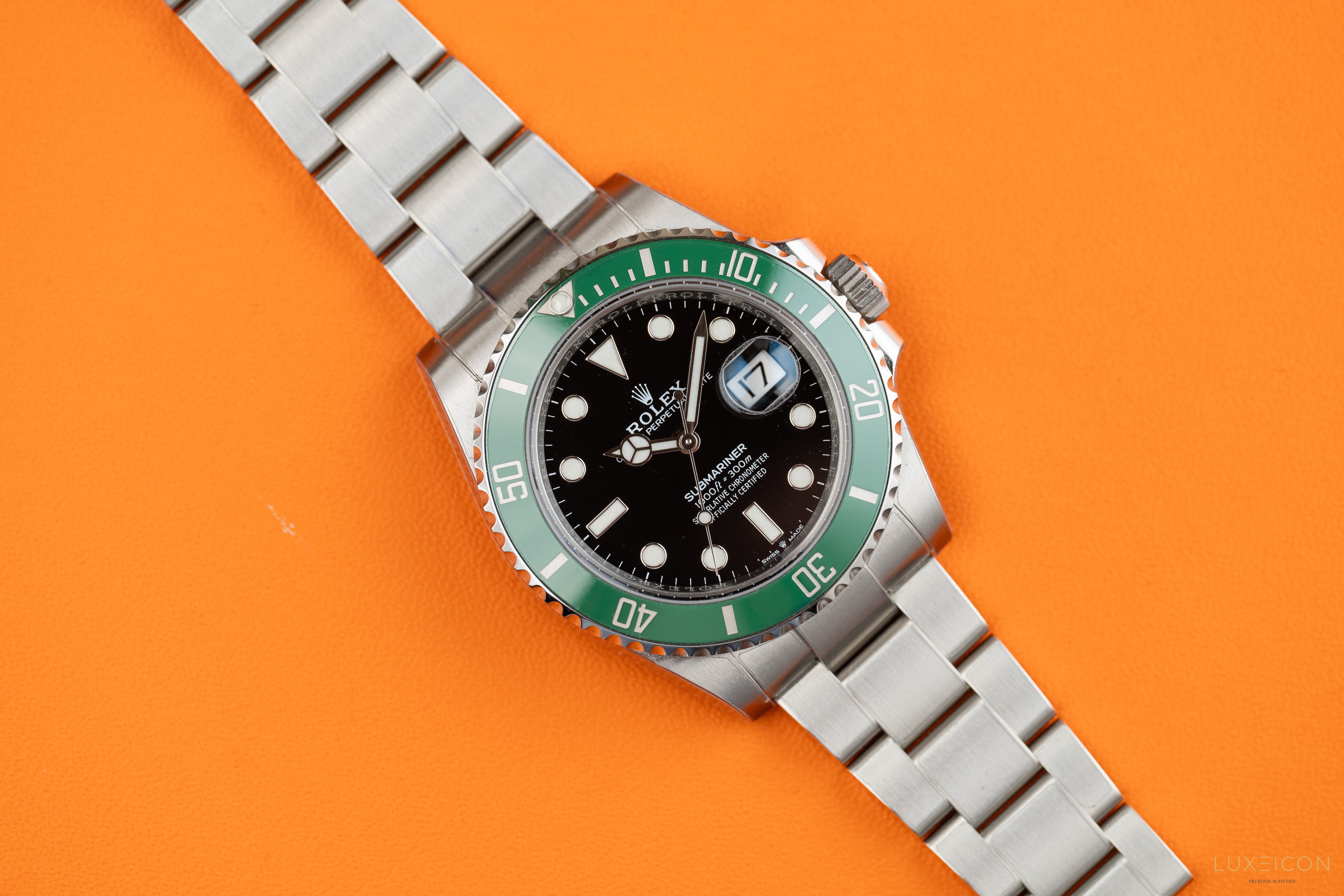 Rolex Submariner Date 41mm Green Ceramic Bezel Starbucks 126610LV