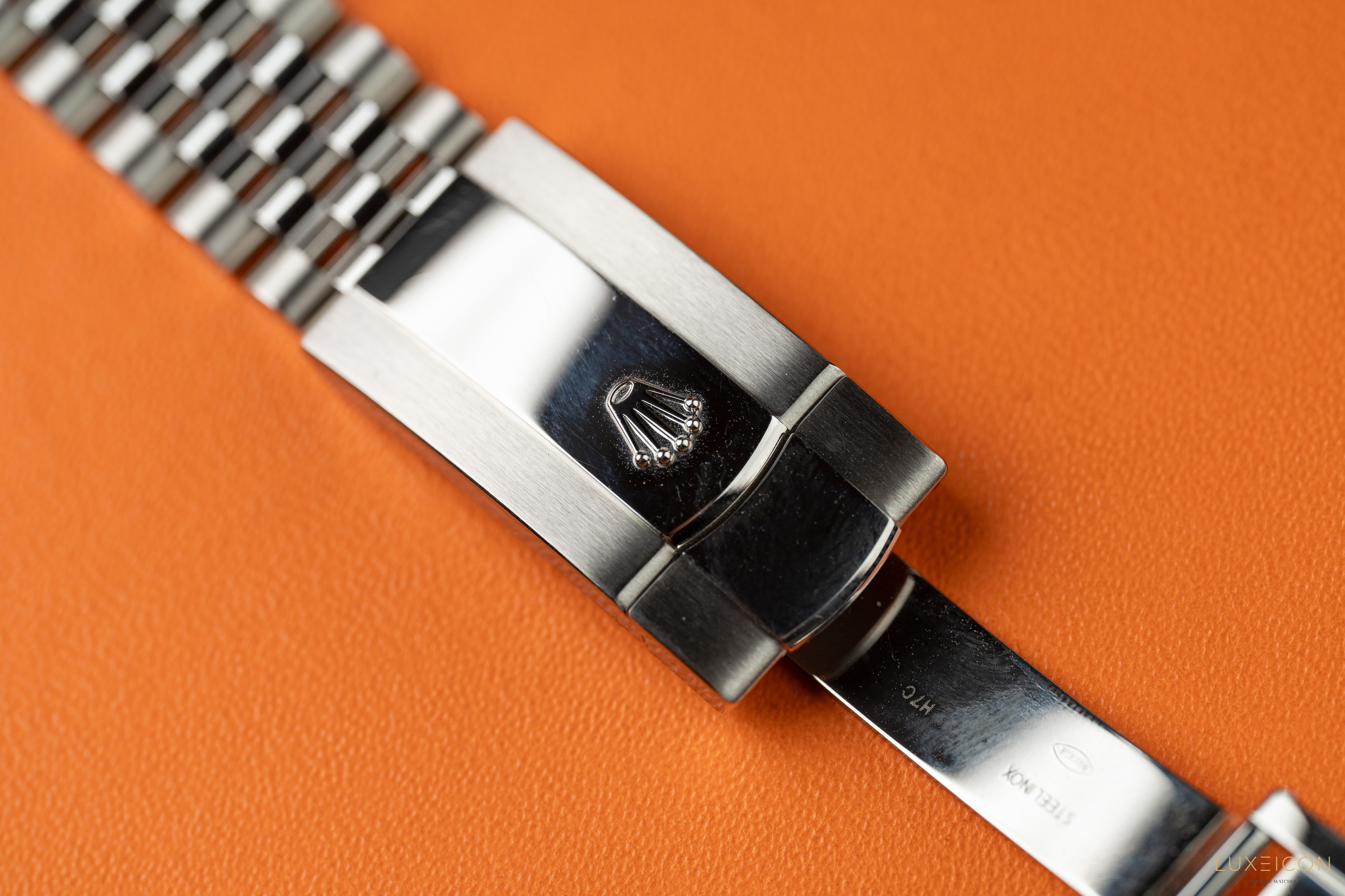 Rolex Datejust 41 126334 Blue Azzurro Roman Dial Stainless Steel Fluted Bezel Jubilee