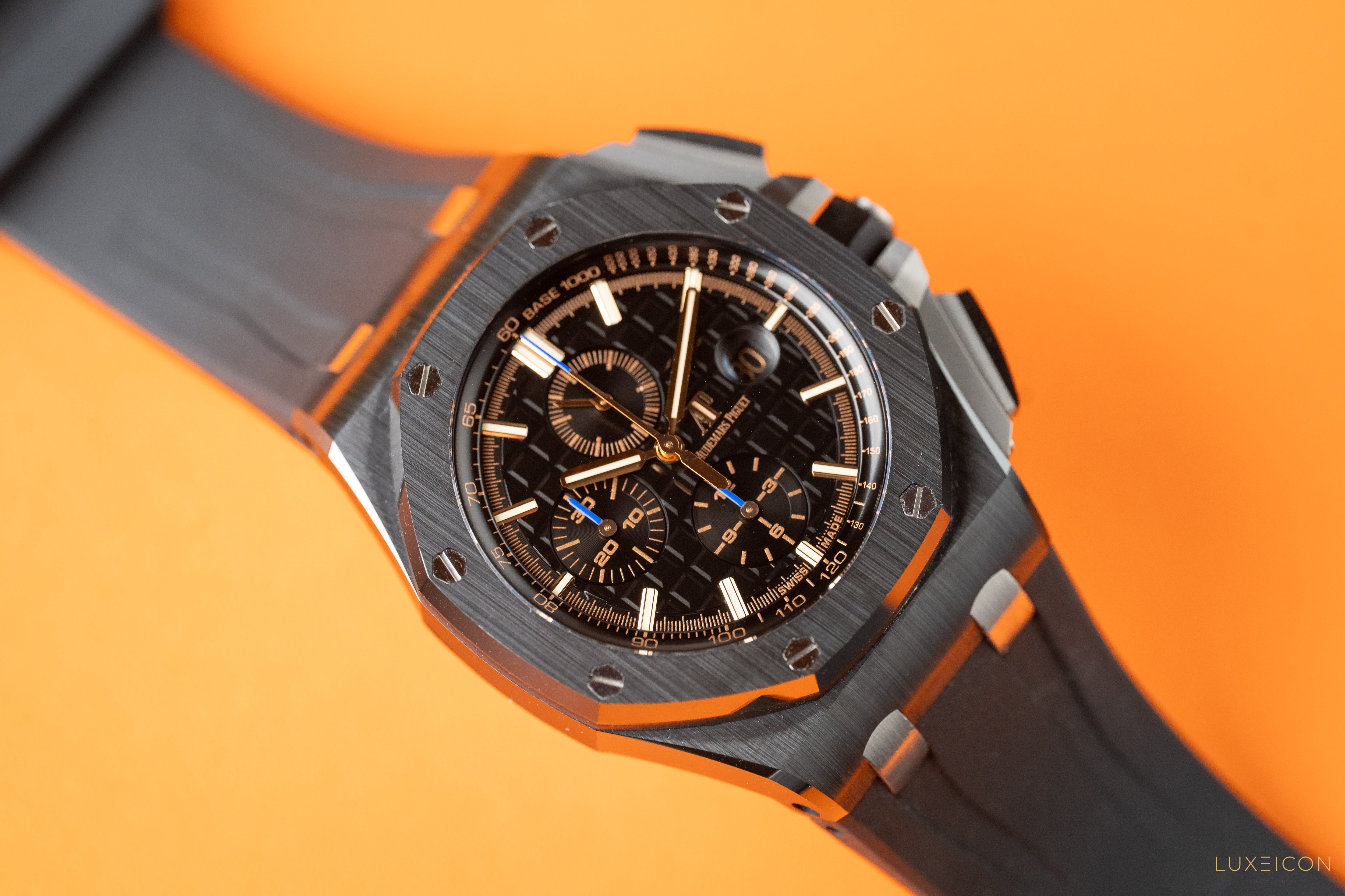 Audemars Piguet Royal Oak Offshore Chronograph Black Dial Ceramic Rubber 26405CE