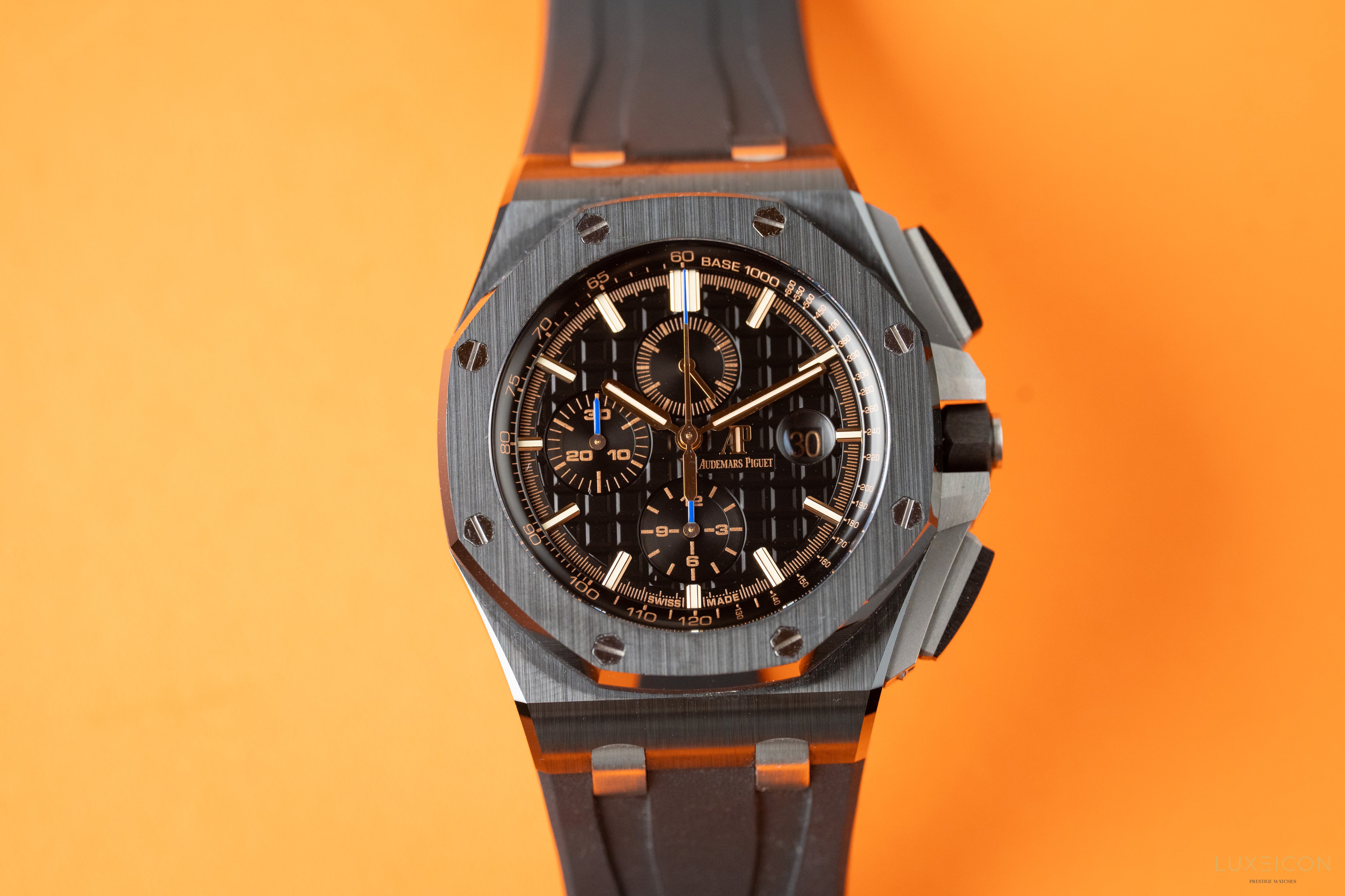 Audemars Piguet Royal Oak Offshore Chronograph Black Dial Ceramic Rubber 26405CE