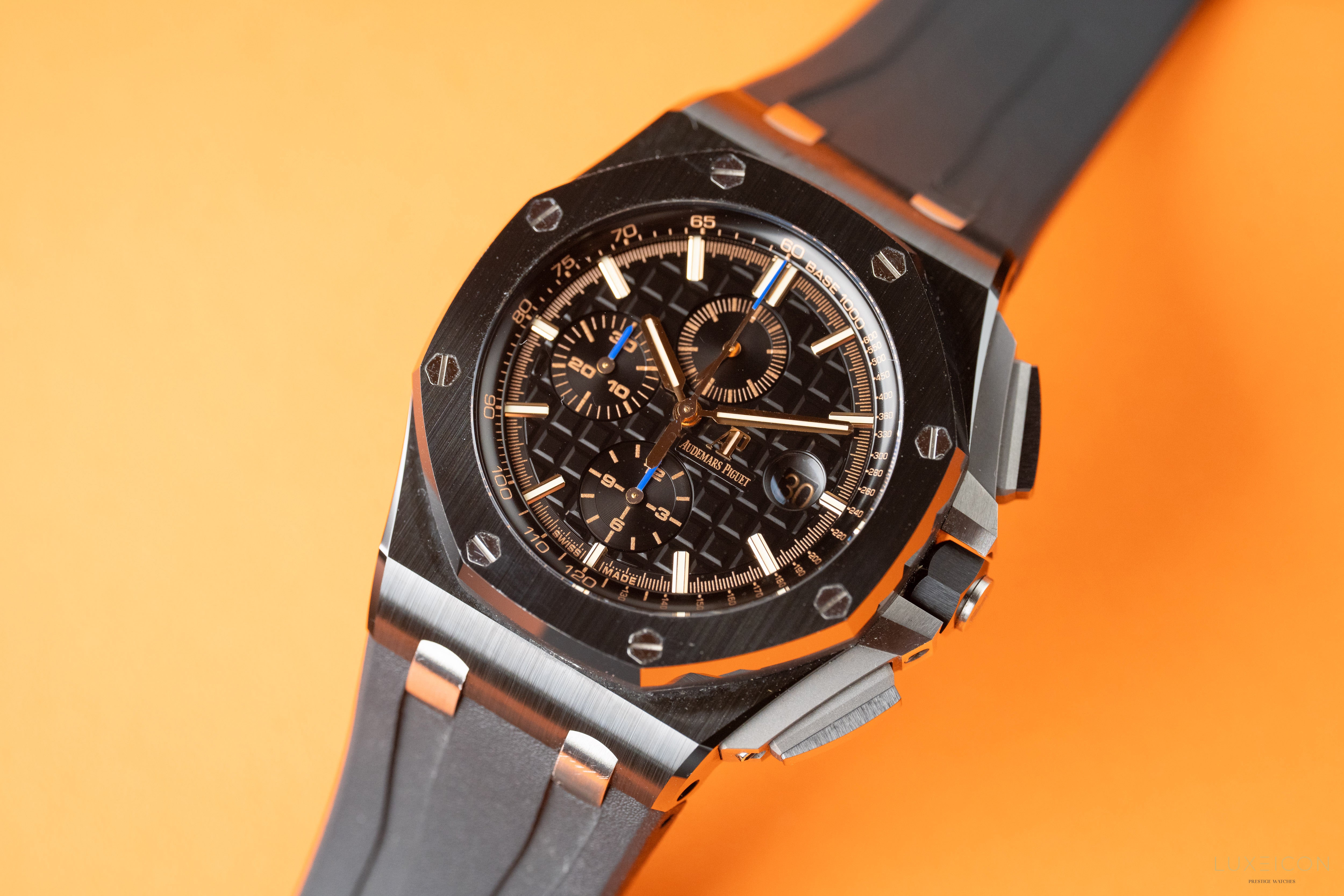 Audemars Piguet Royal Oak Offshore Chronograph Black Dial Ceramic Rubber 26405CE