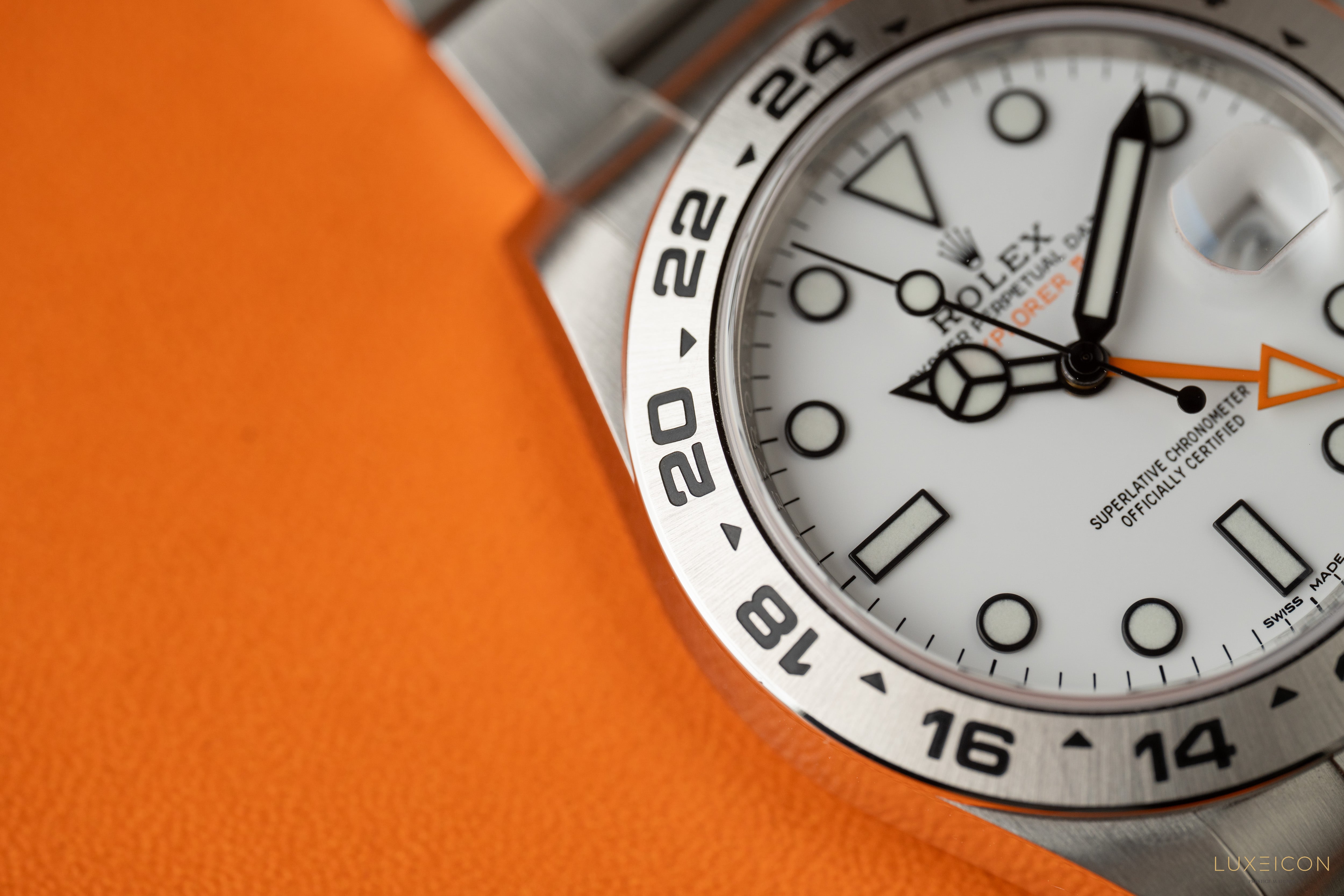 Rolex Explorer II 42mm Stainless Steel White Dial &amp; Steel Bezel 216570 2020