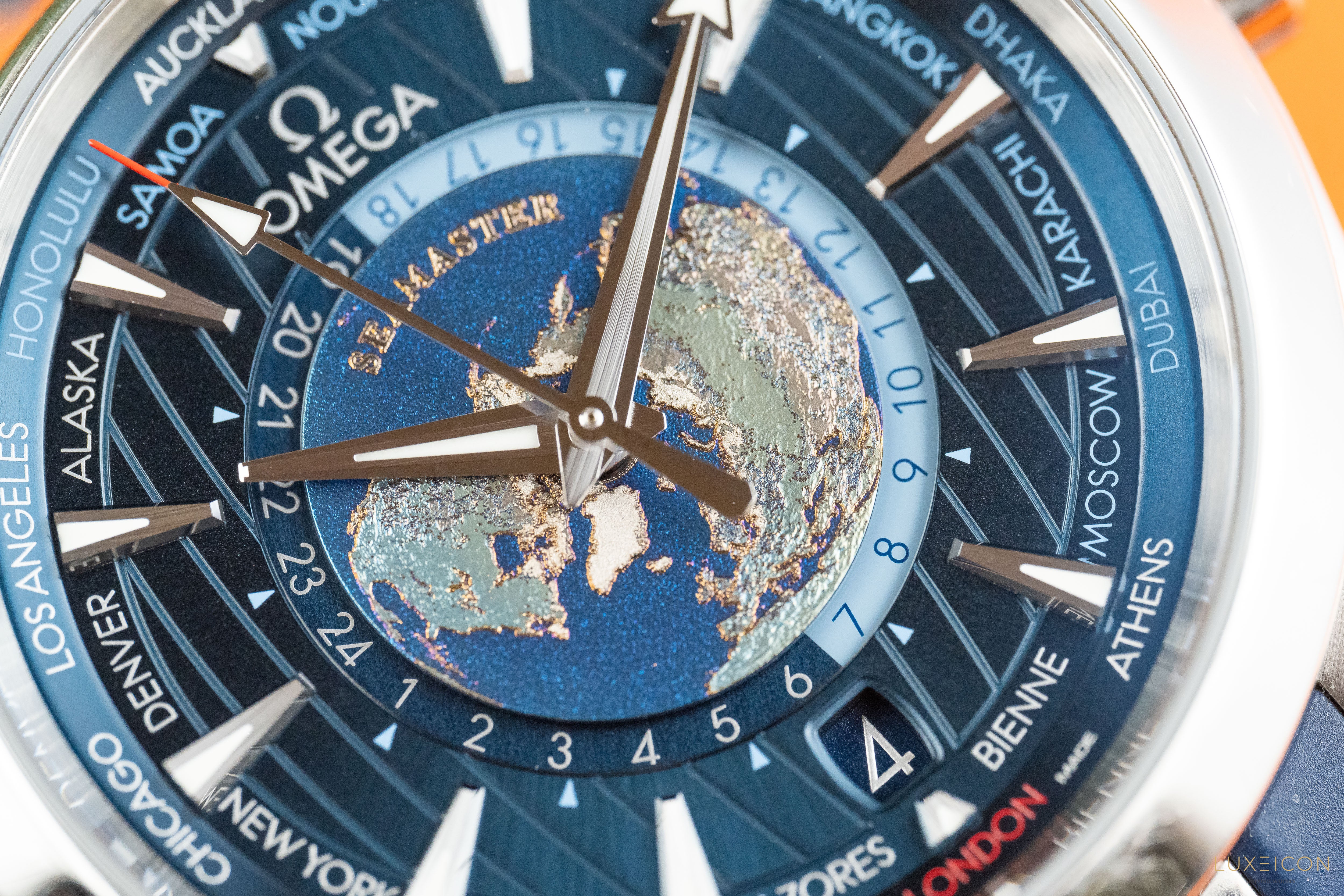 Omega Seamaster Aqua Terra 150m Chronometer Blue GMT Worldtimer 43mm 2023