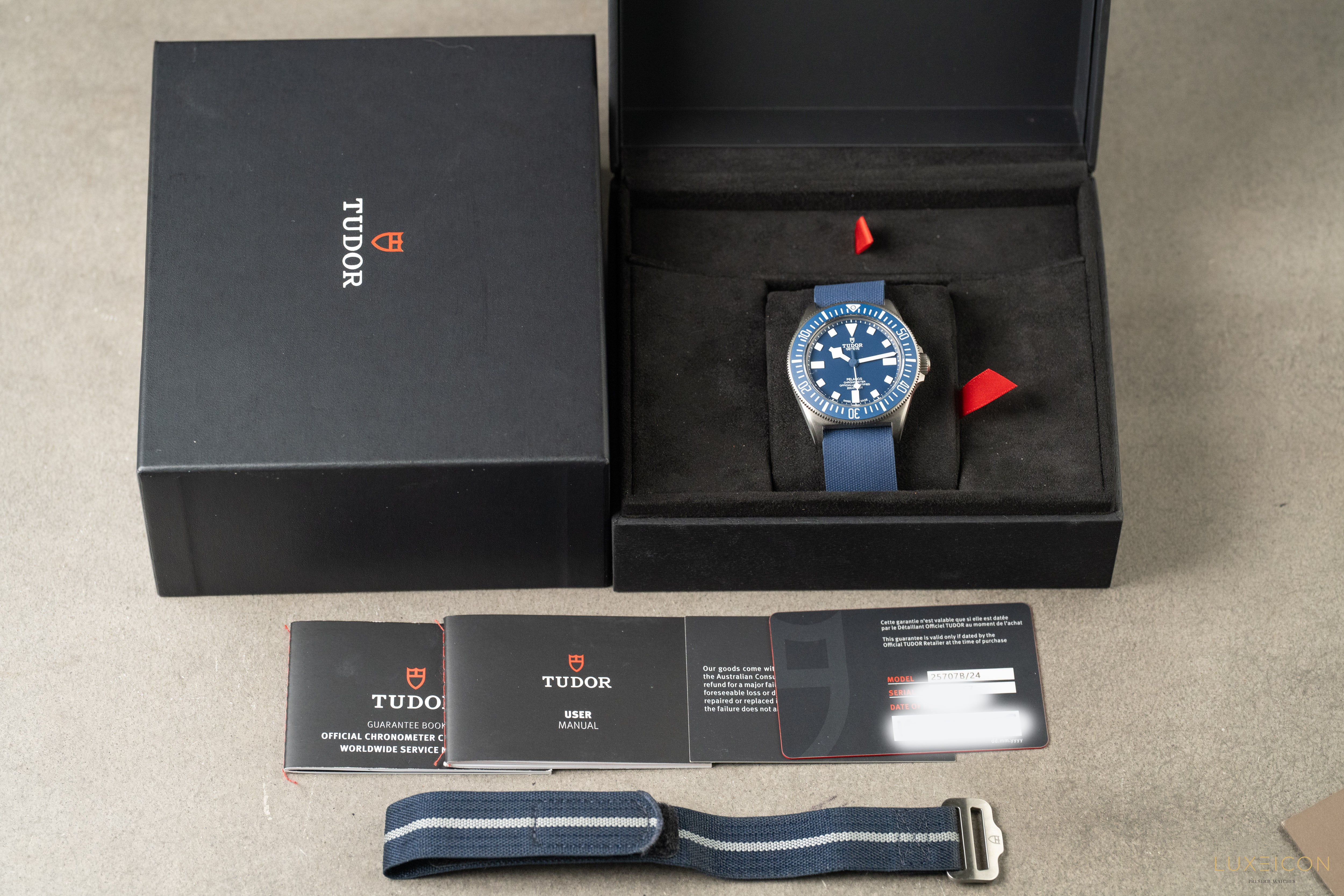 Tudor Pelagos FXD | Titanium | Blue Dial | 25707B/24| Box & Papers | 2025