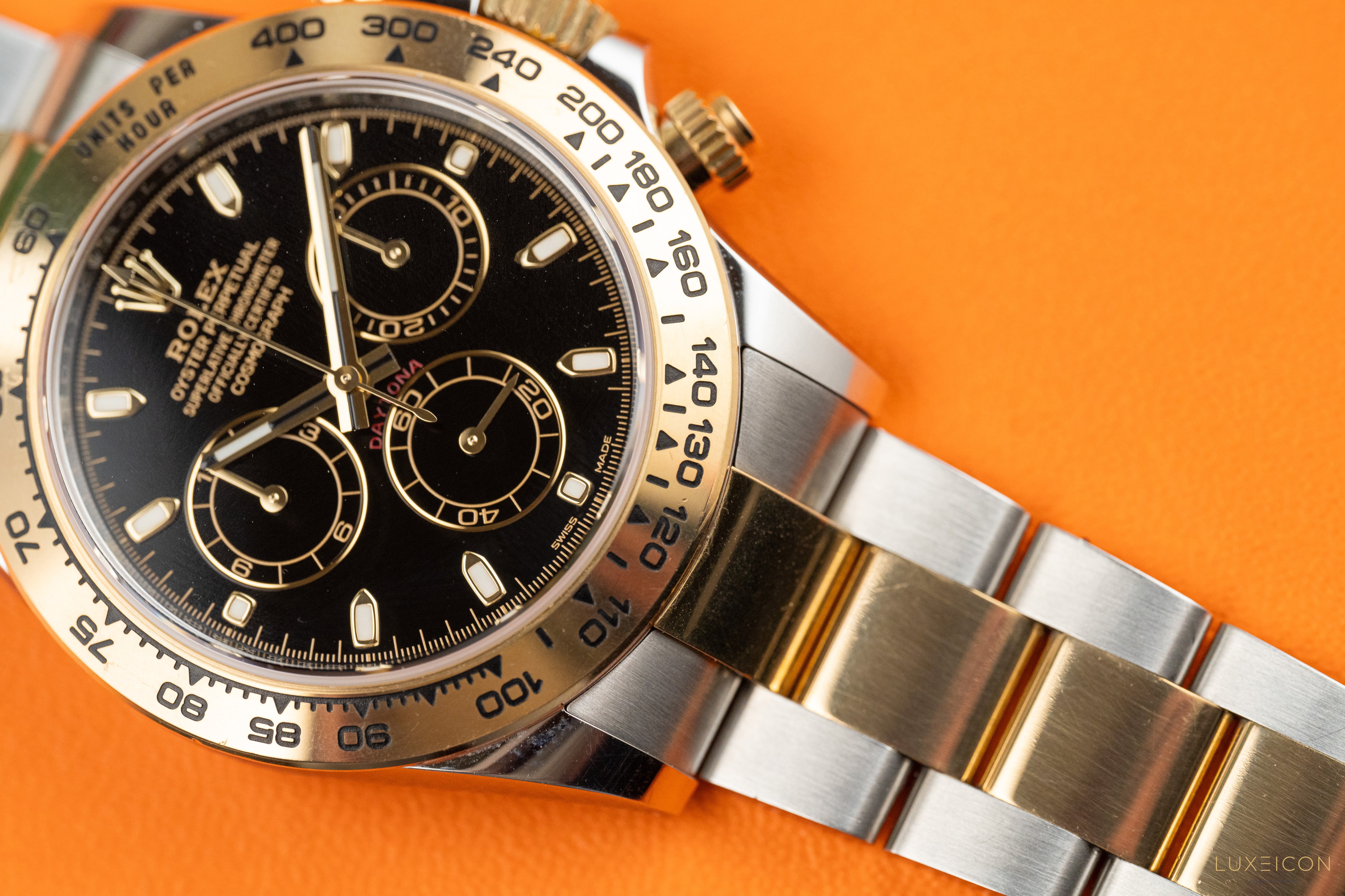 Rolex Daytona 116503 40mm Stainless Steel and Yellow Gold with Black Dial