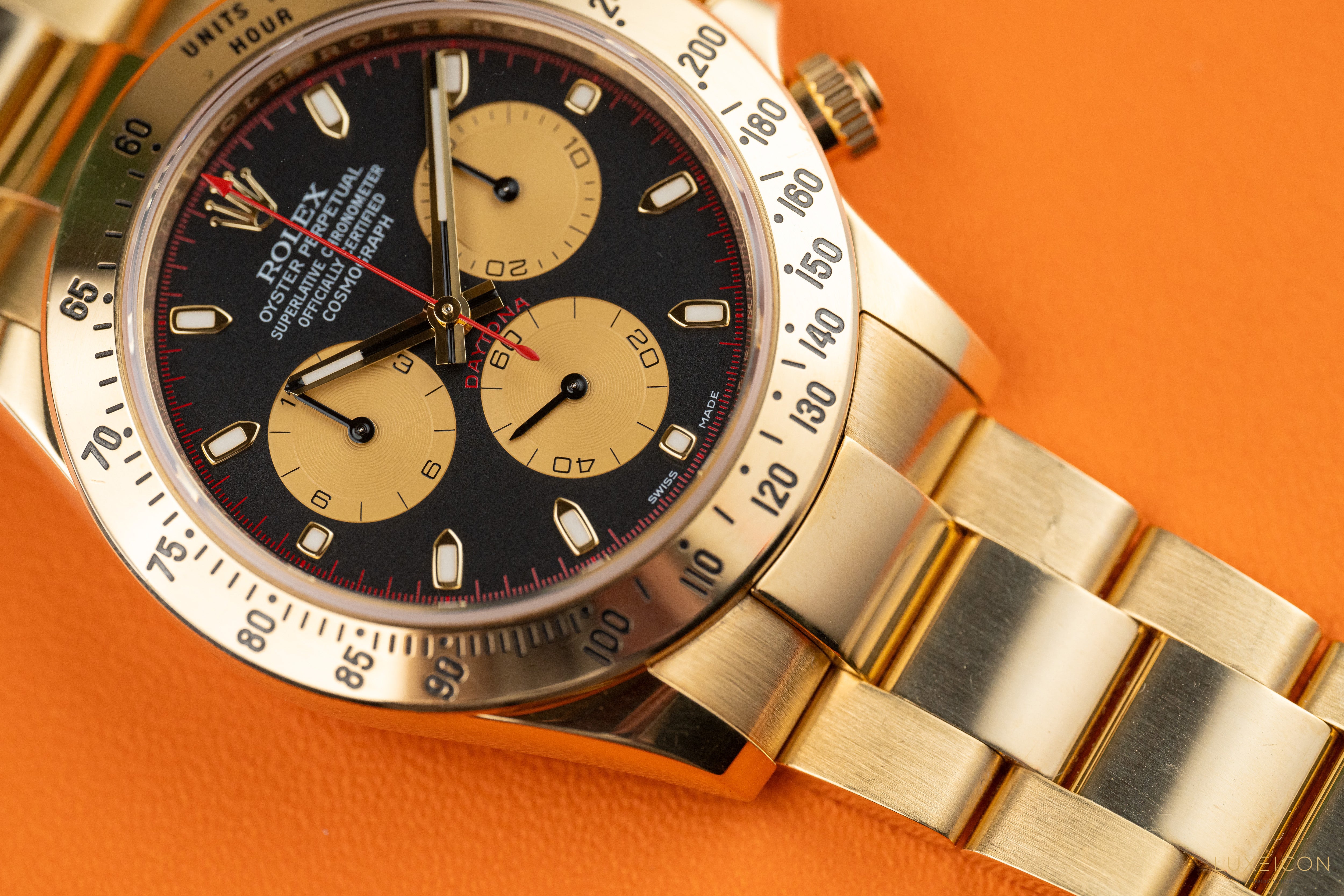 Rolex Cosmograph Daytona Yellow Gold Paul Newman dial 40mm 116528 2018