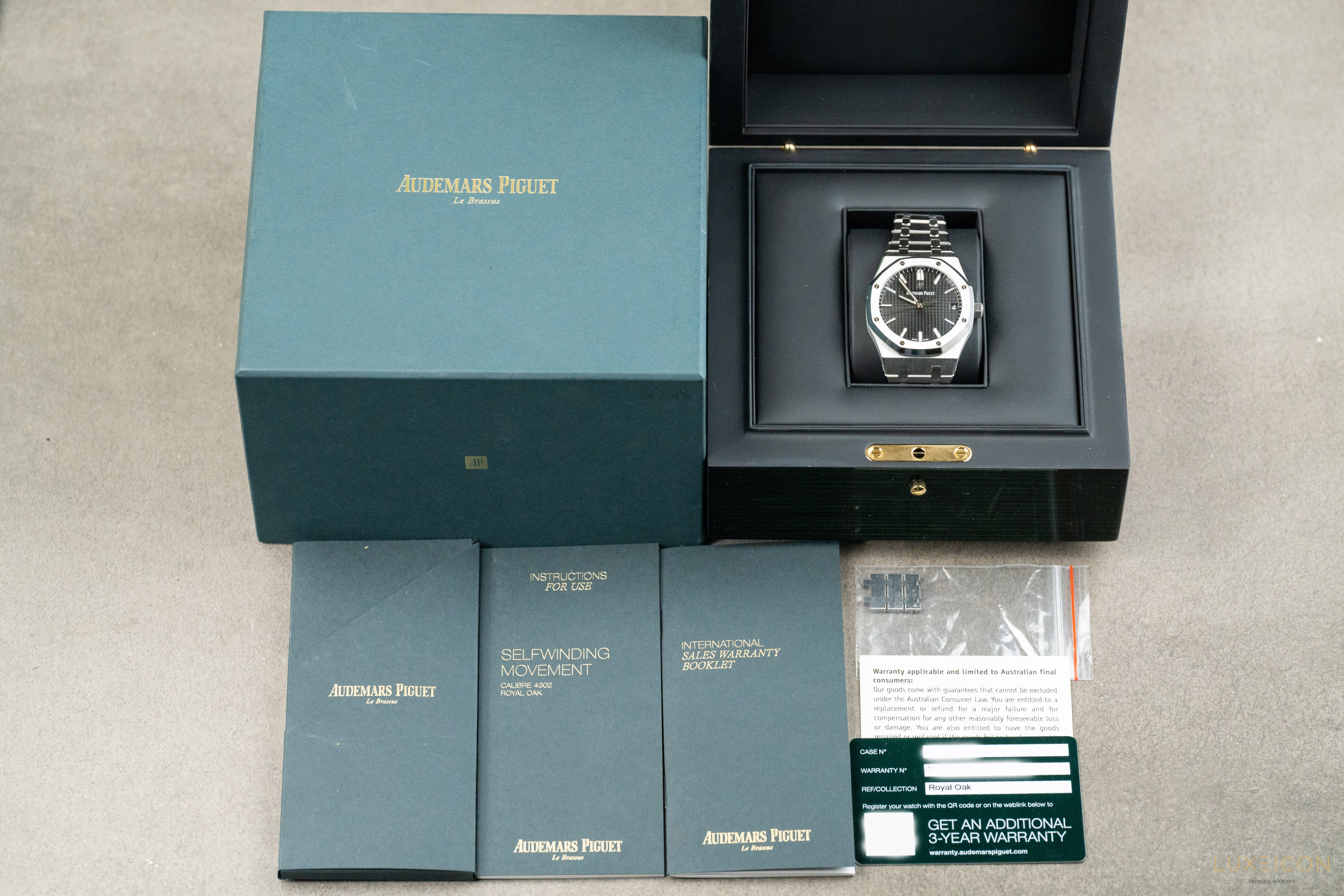 Audemars Piguet Royal Oak 41mm 15500ST Stainless Steel Black Dial 2022