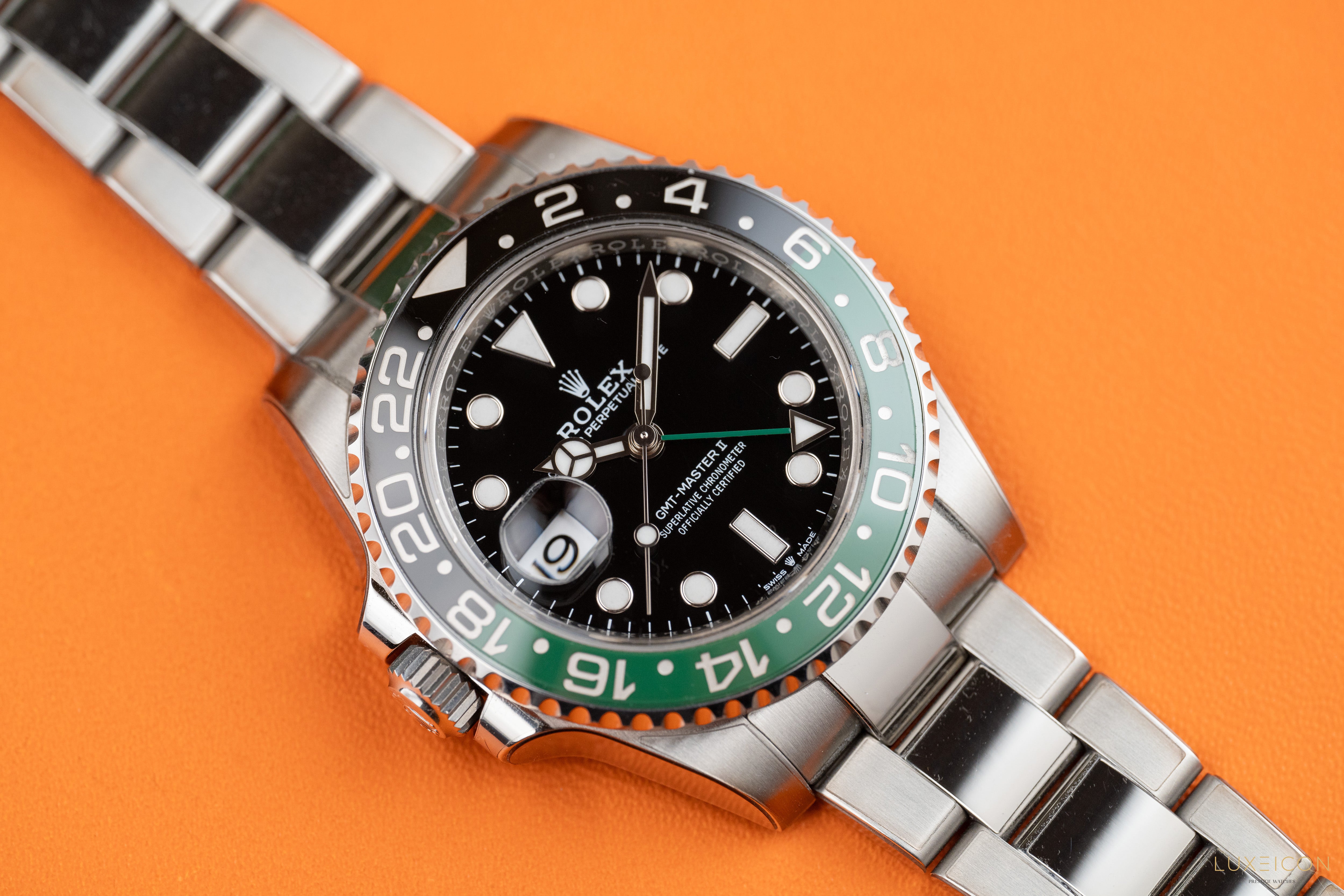 Rolex GMT-Master II Steel Sprite Lefty Oyster 126720VTNR 2023