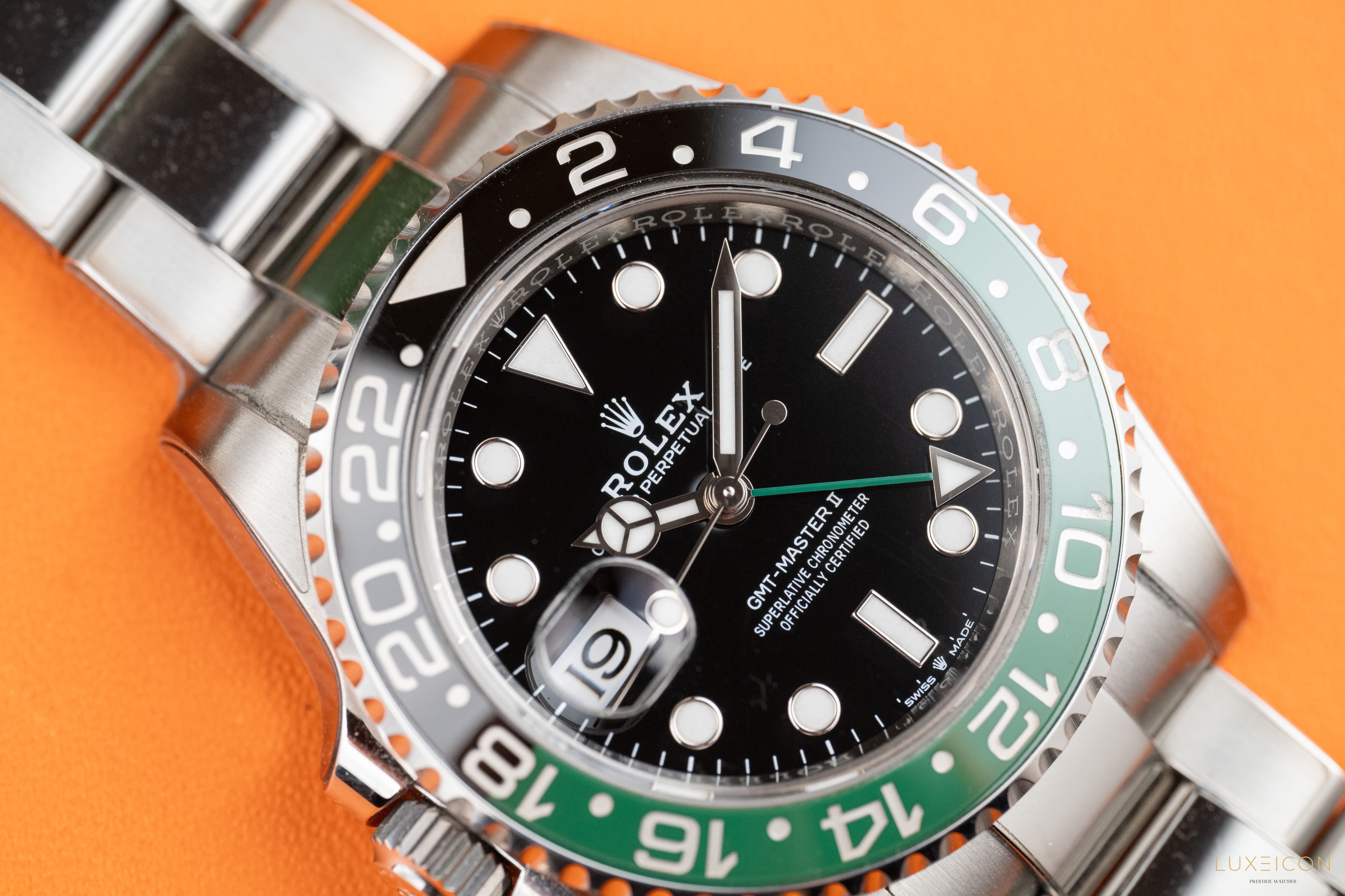 Rolex GMT-Master II Steel Sprite Lefty Oyster 126720VTNR 2023