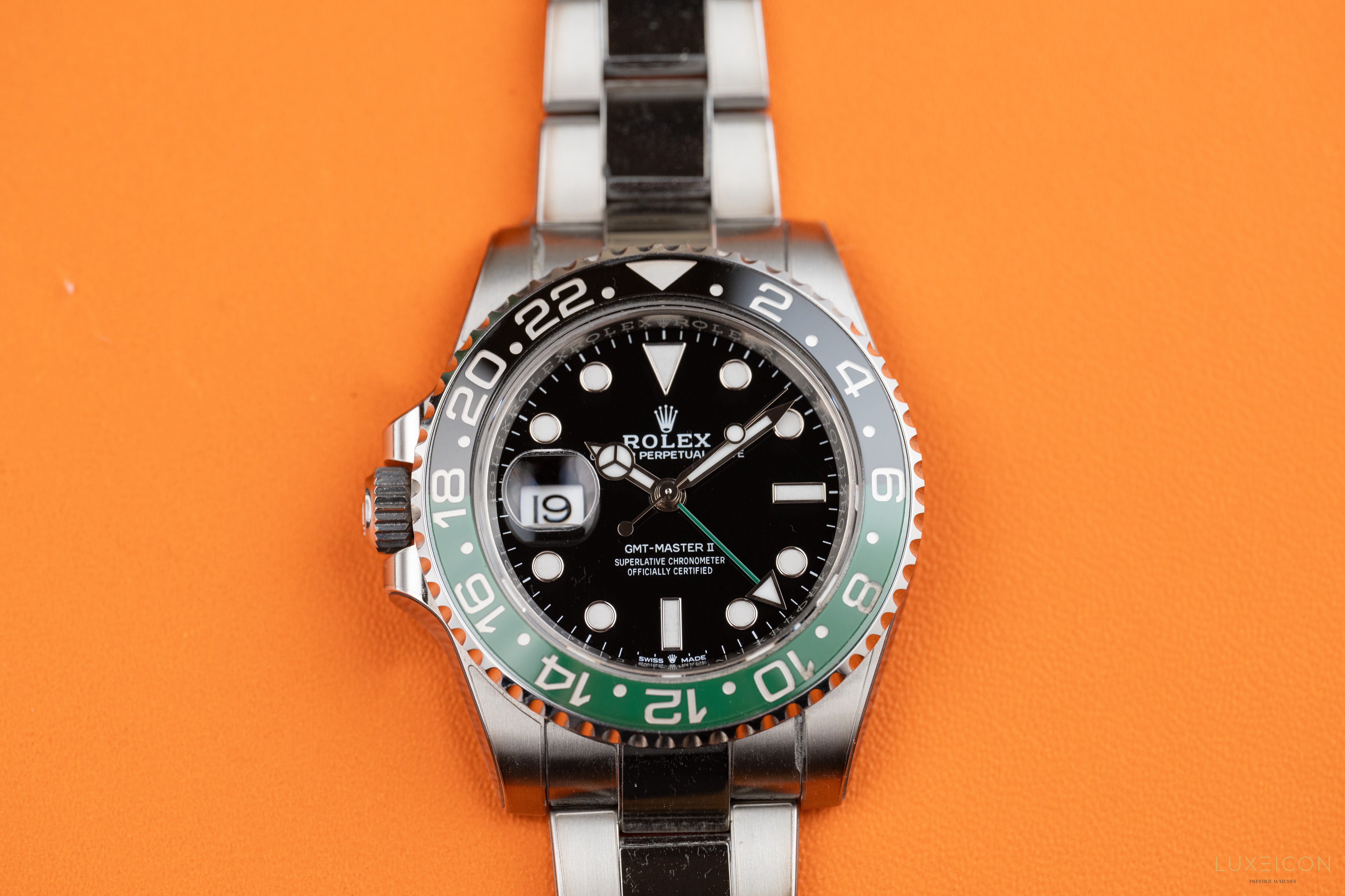 Rolex GMT-Master II Steel Sprite Lefty Oyster 126720VTNR 2023