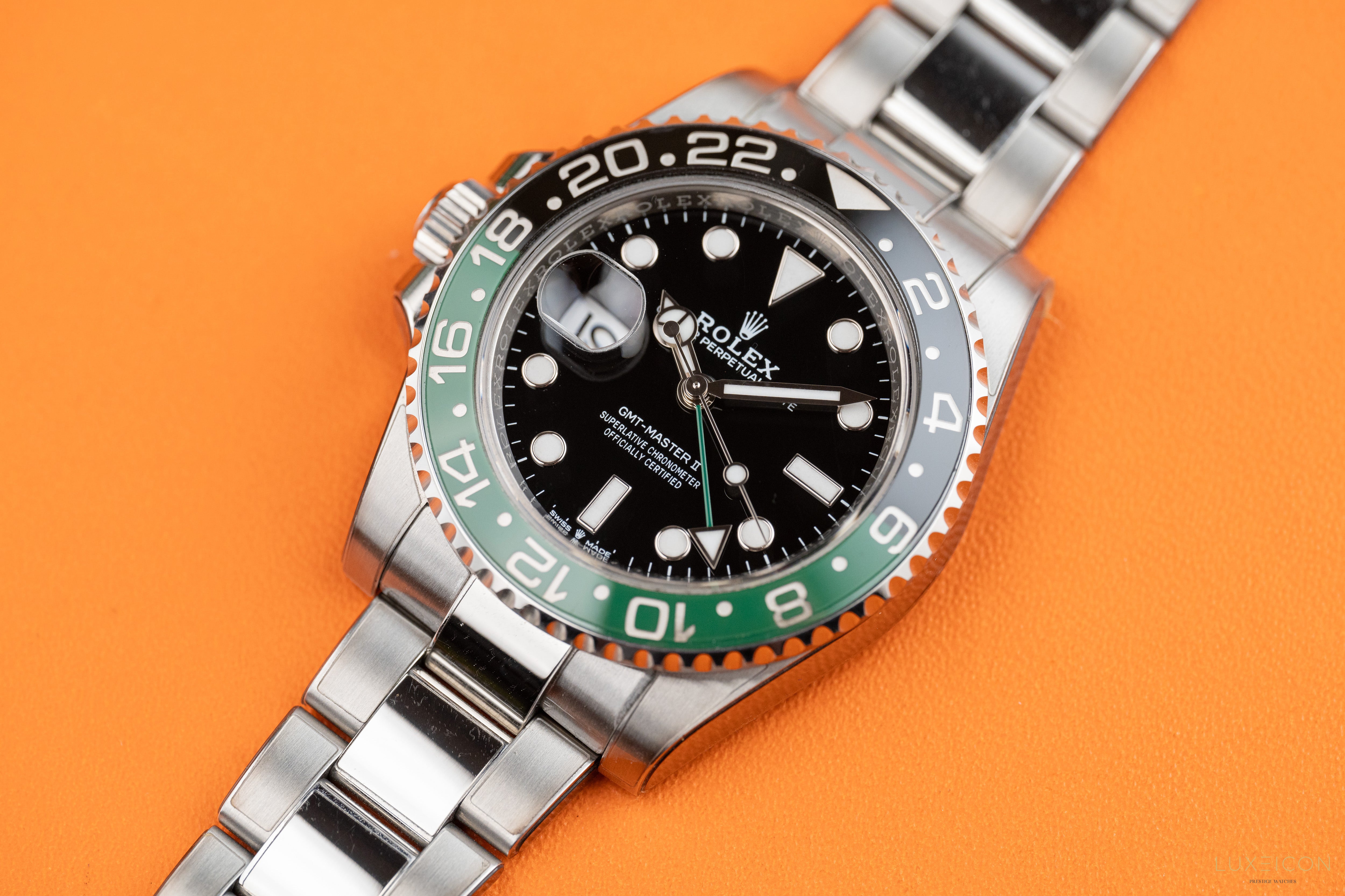 Rolex GMT-Master II Steel Sprite Lefty Oyster 126720VTNR 2023