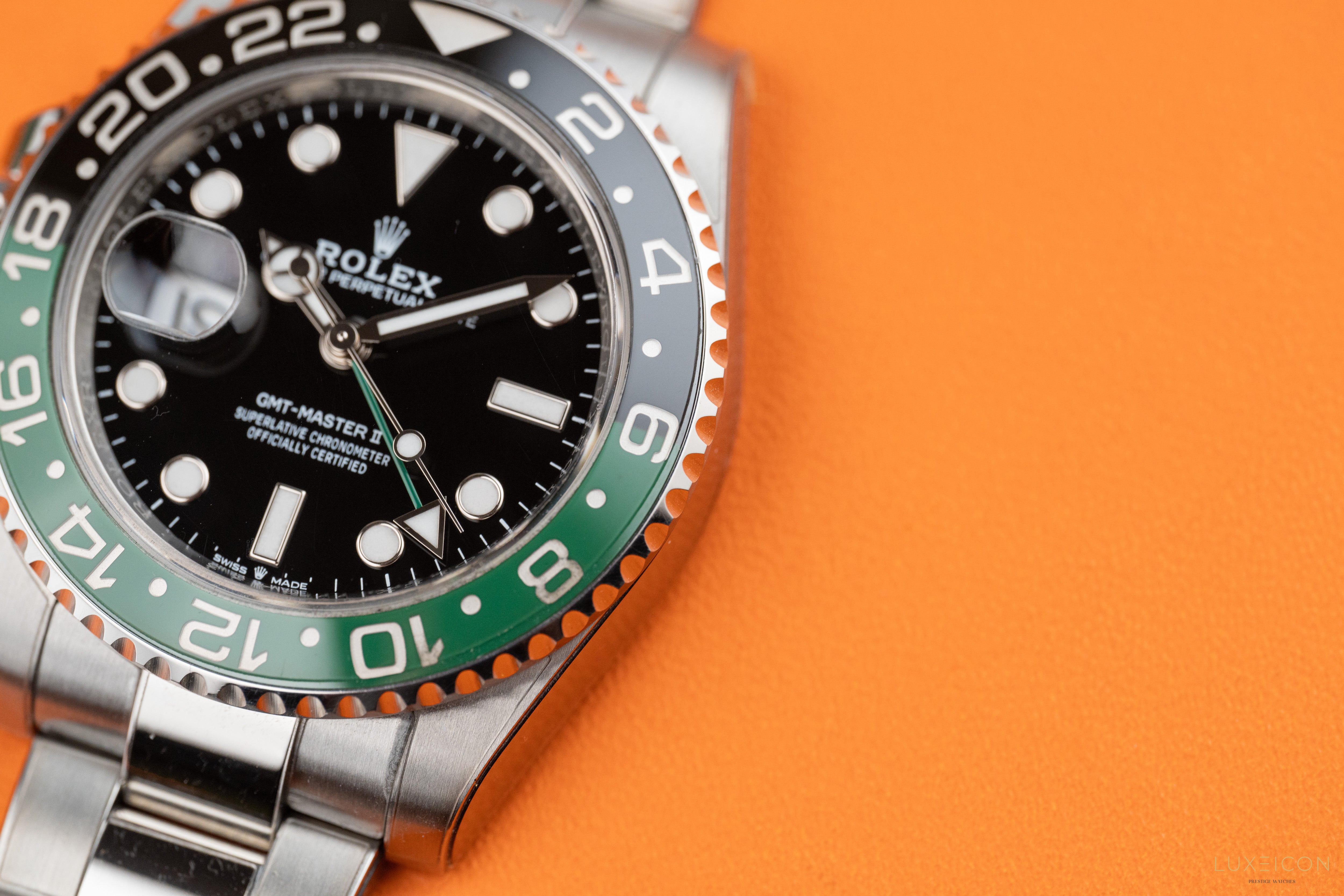 Rolex GMT-Master II Steel Sprite Lefty Oyster 126720VTNR 2023