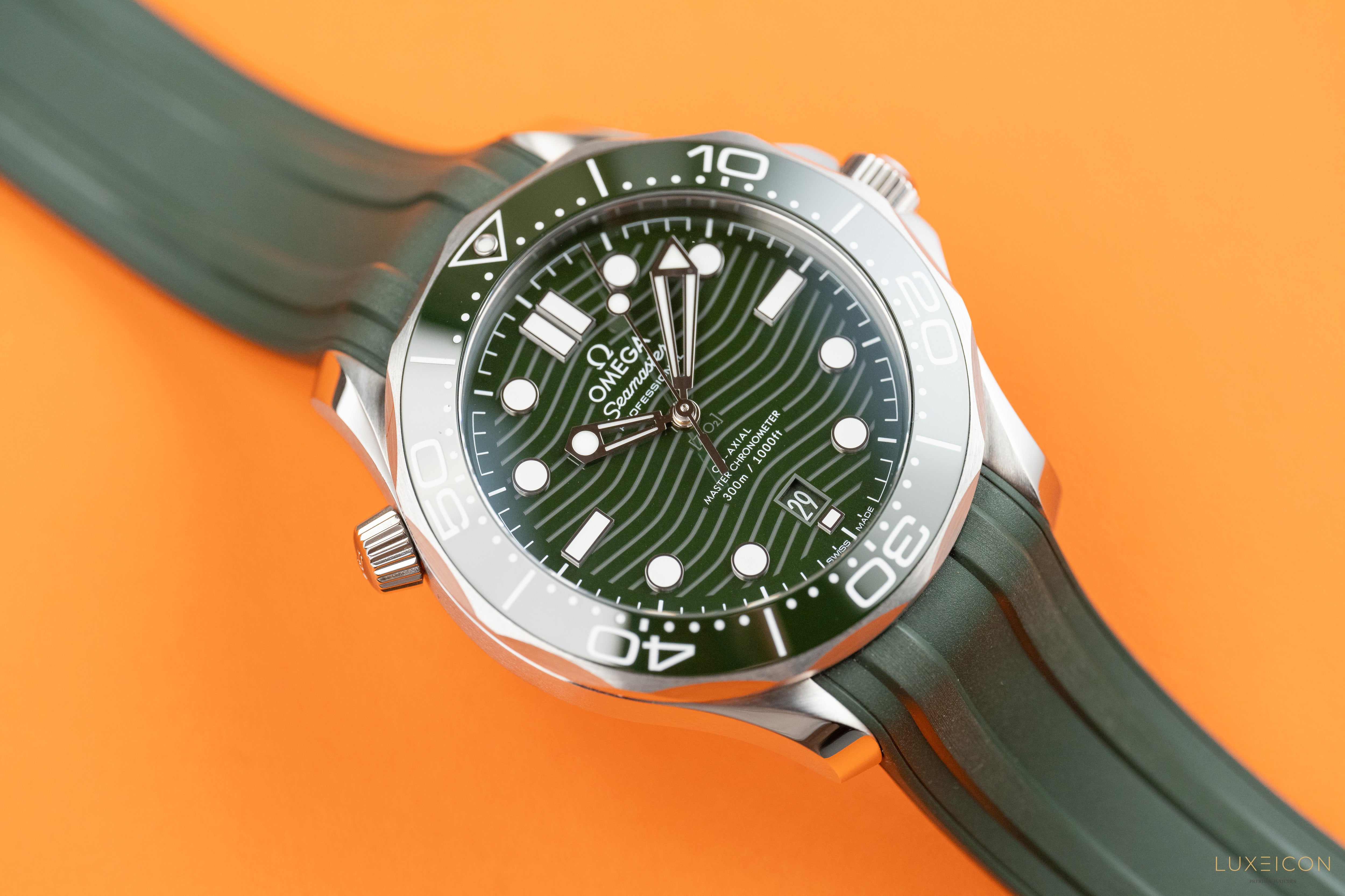 Omega Seamaster Diver 300 Co-Axial Chronometer Green 42mm Stainless Steel 2024