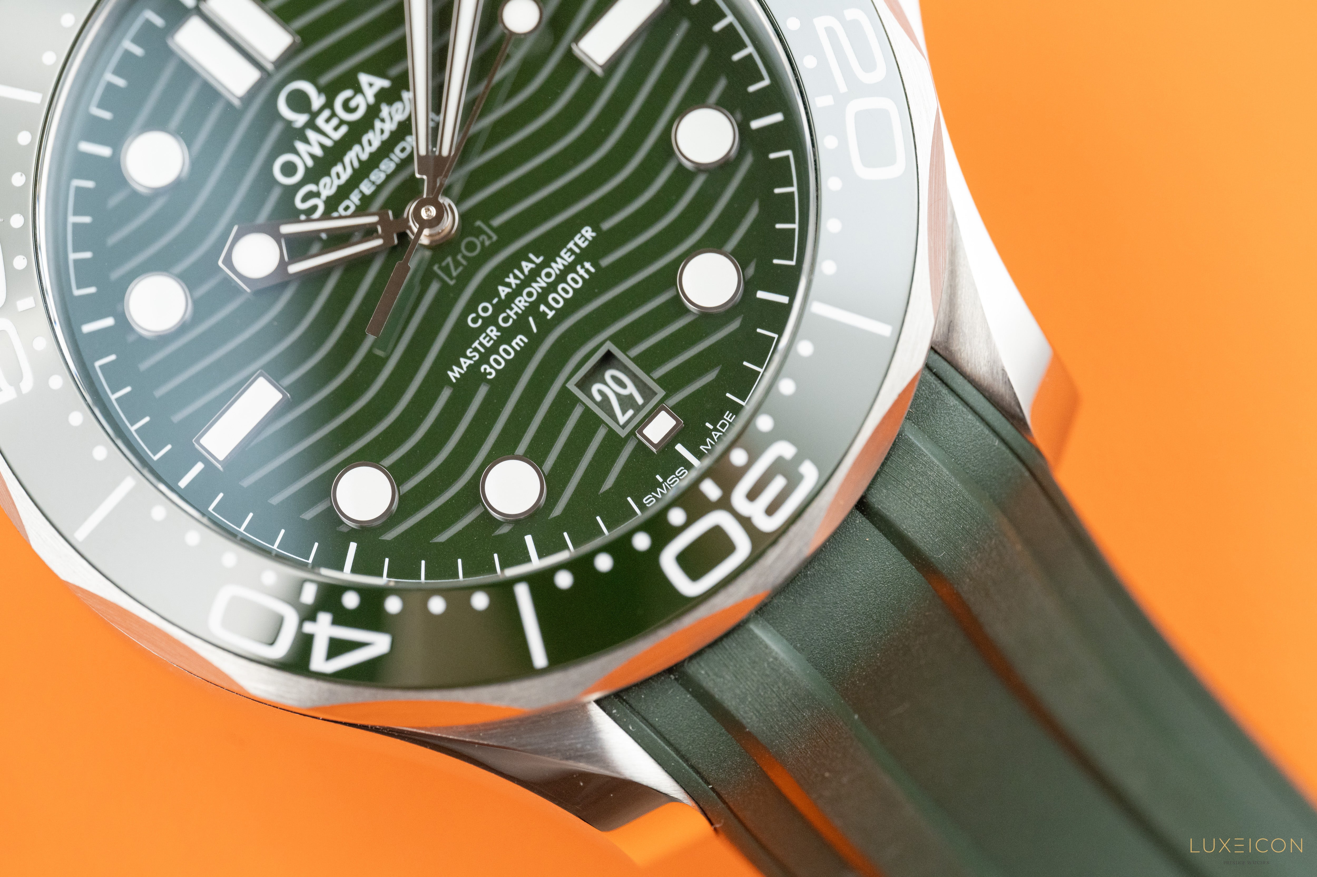 Omega Seamaster Diver 300 Co-Axial Chronometer Green 42mm Stainless Steel 2024