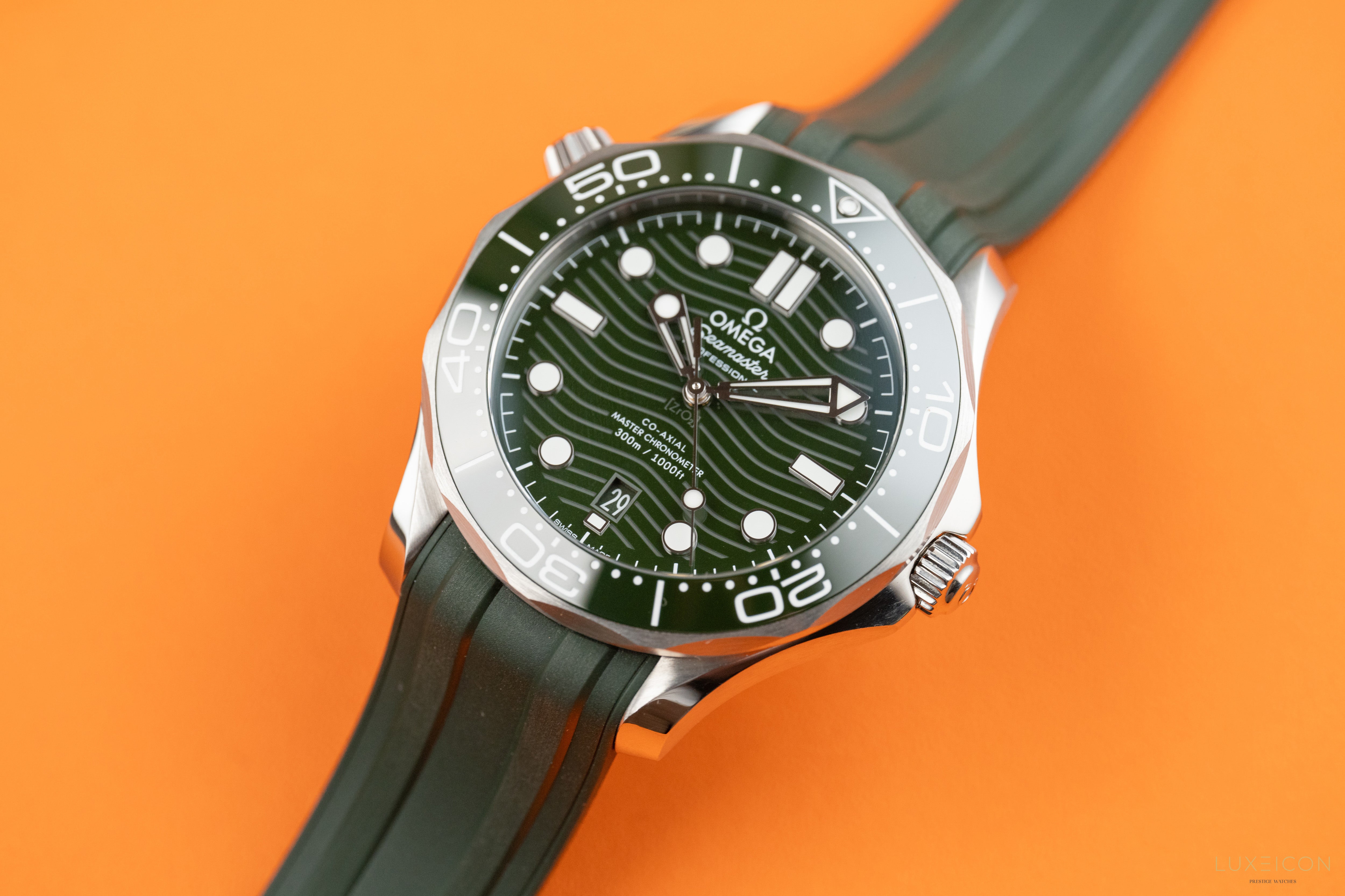 Omega Seamaster Diver 300 Co-Axial Chronometer Green 42mm Stainless Steel 2024