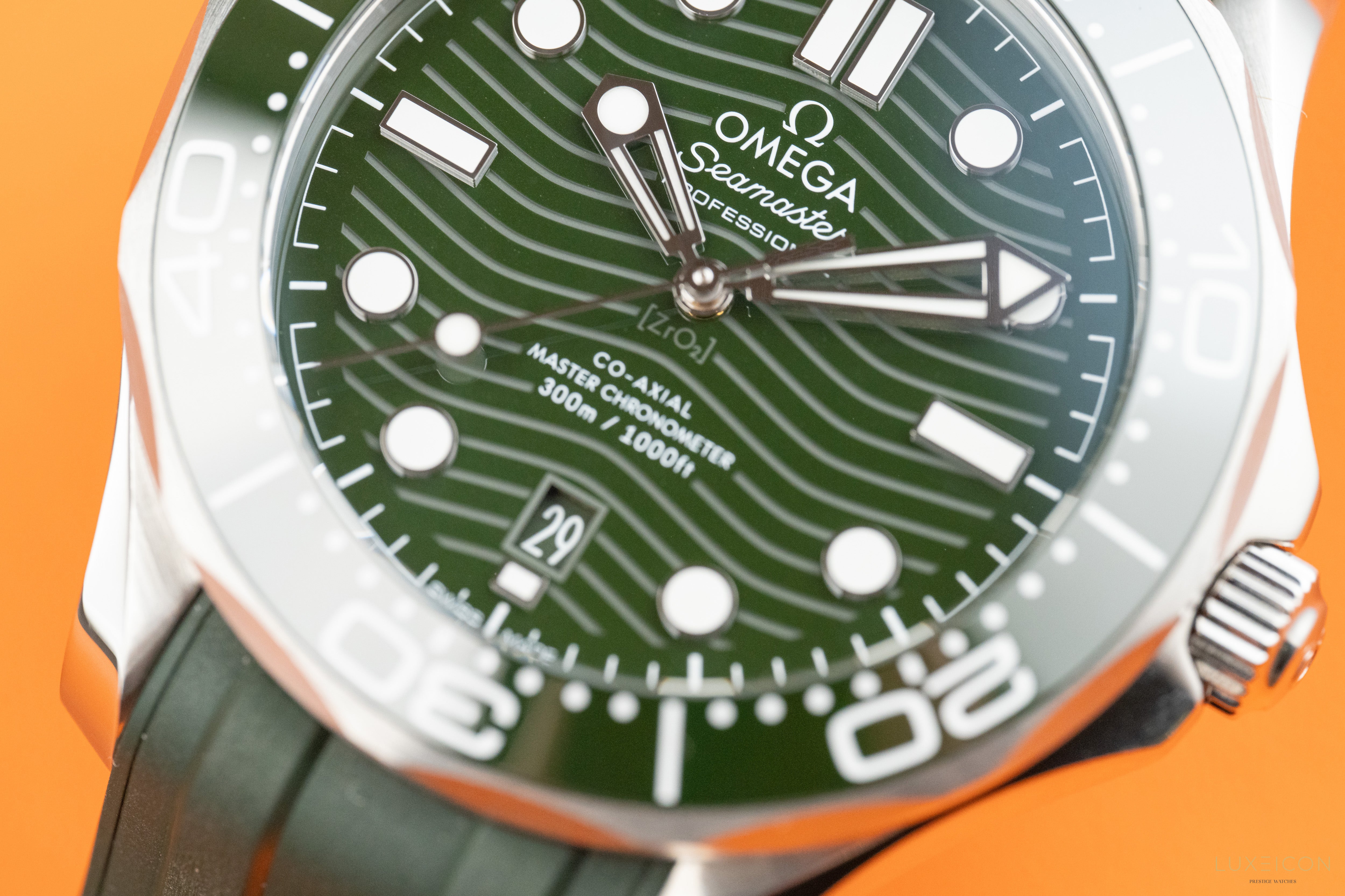 Omega Seamaster Diver 300 Co-Axial Chronometer Green 42mm Stainless Steel 2024