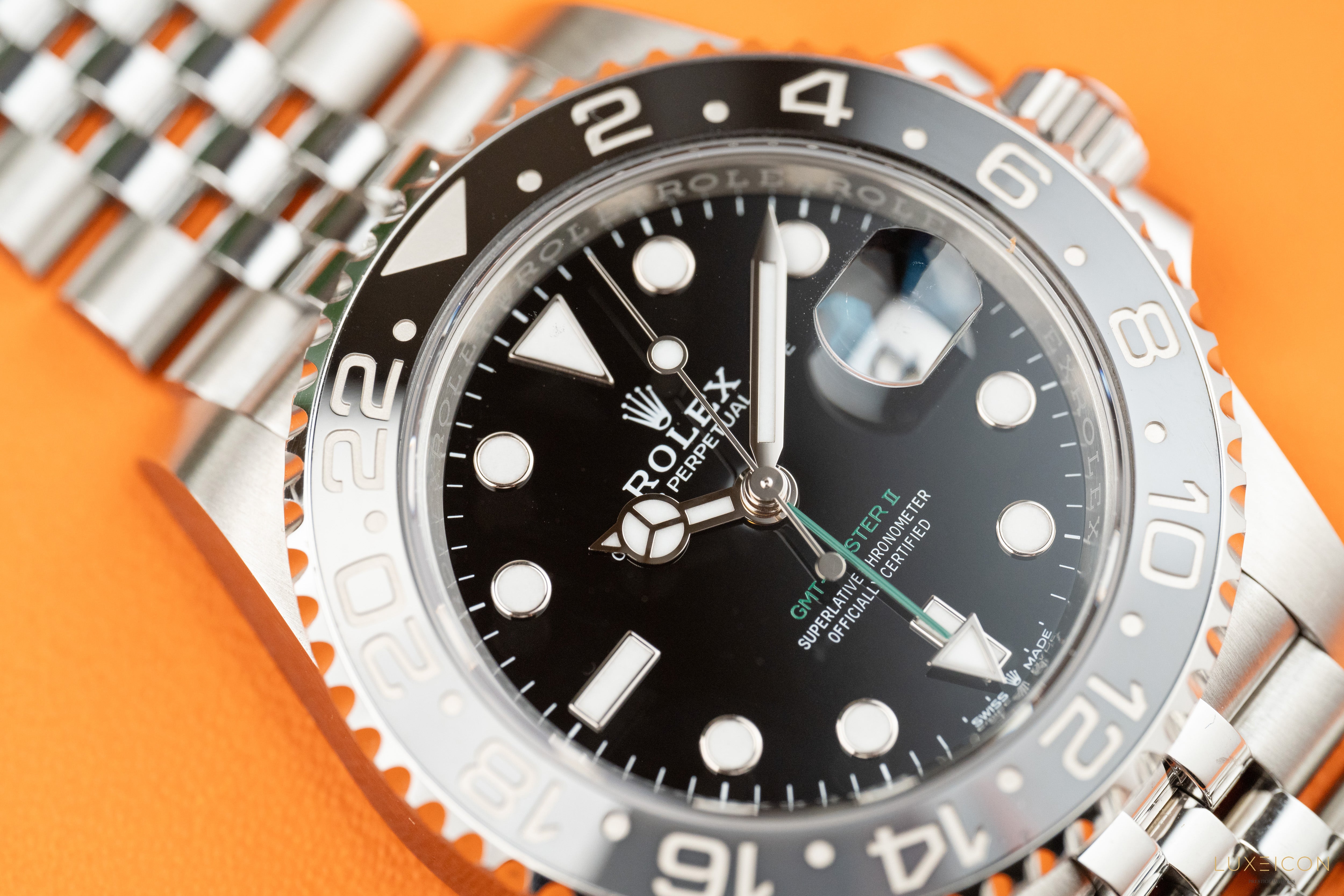 Rolex GMT-Master II 126710GRNR Bruce Wayne Steel Jubilee Bracelet 2024