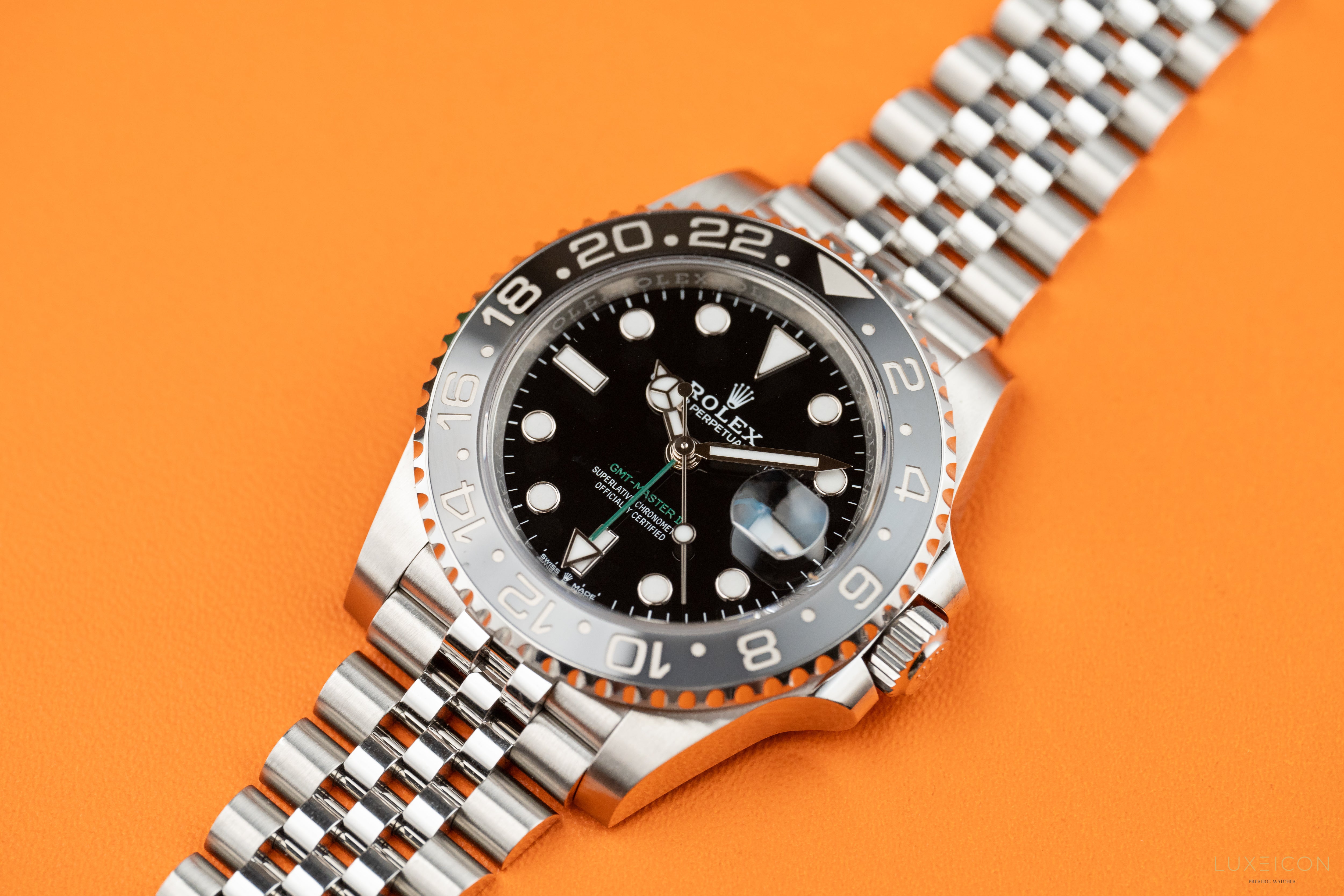 Rolex GMT-Master II 126710GRNR Bruce Wayne Steel Jubilee Bracelet 2024