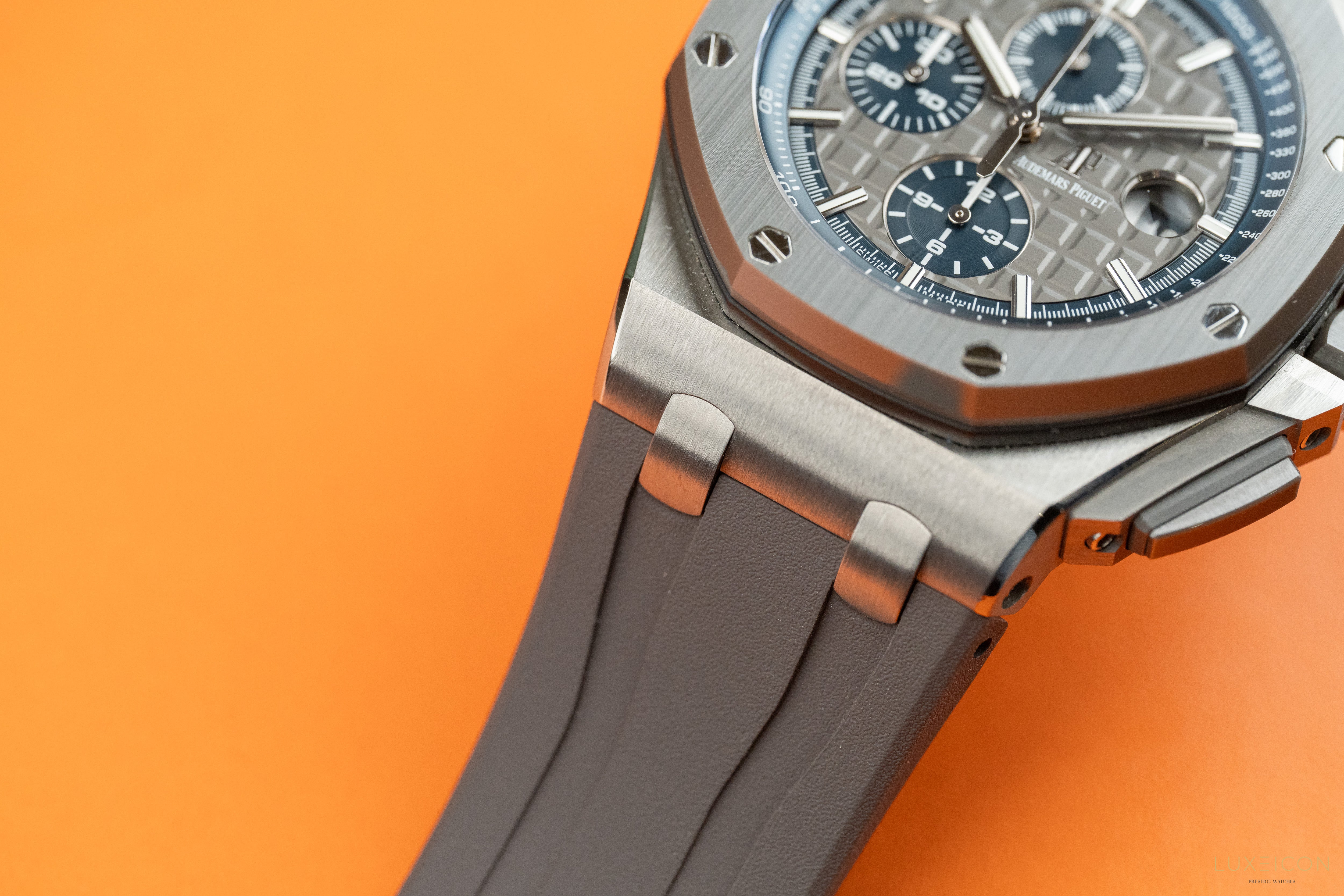 Audemars Piguet Royal Oak Offshore Chronograph 44mm Titanium Gray Blue 26400IO