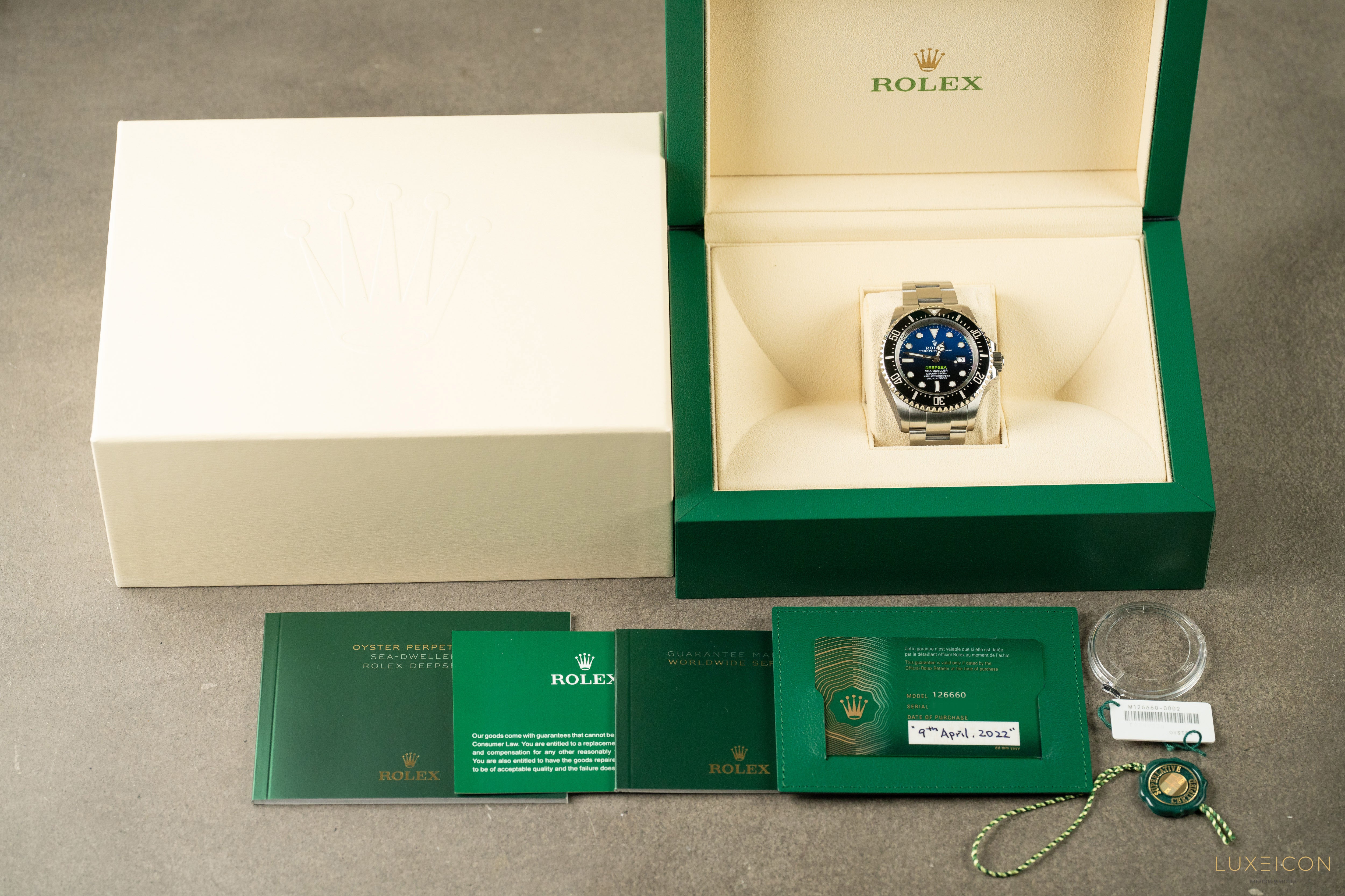 Rolex Sea-Dweller Deepsea 126660 James Cameron Black/Blue Dial 2022