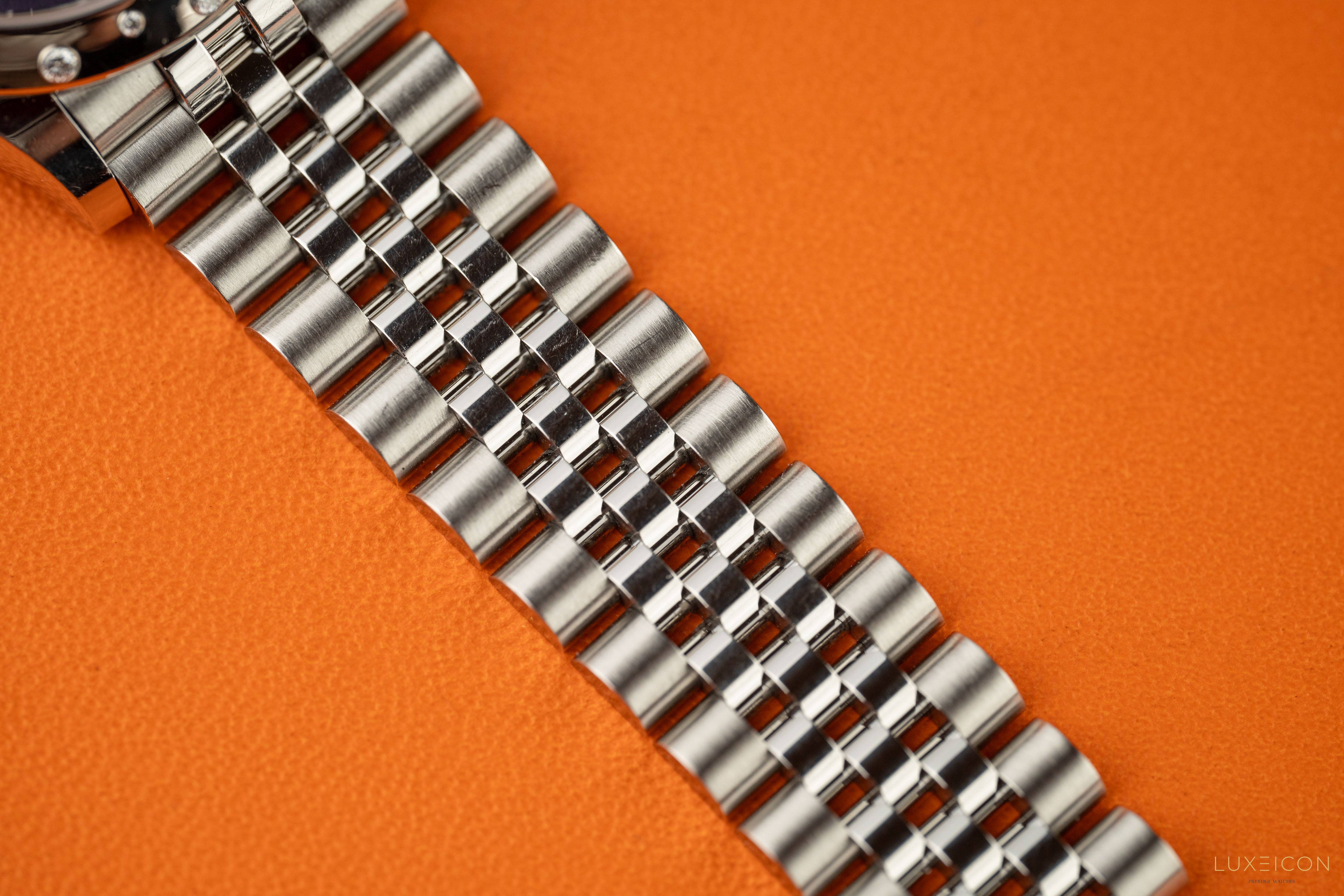 Rolex Datejust 31 Purple Diamond VI Dial Diamond Bezel Jubilee Bracelet 278344RBR