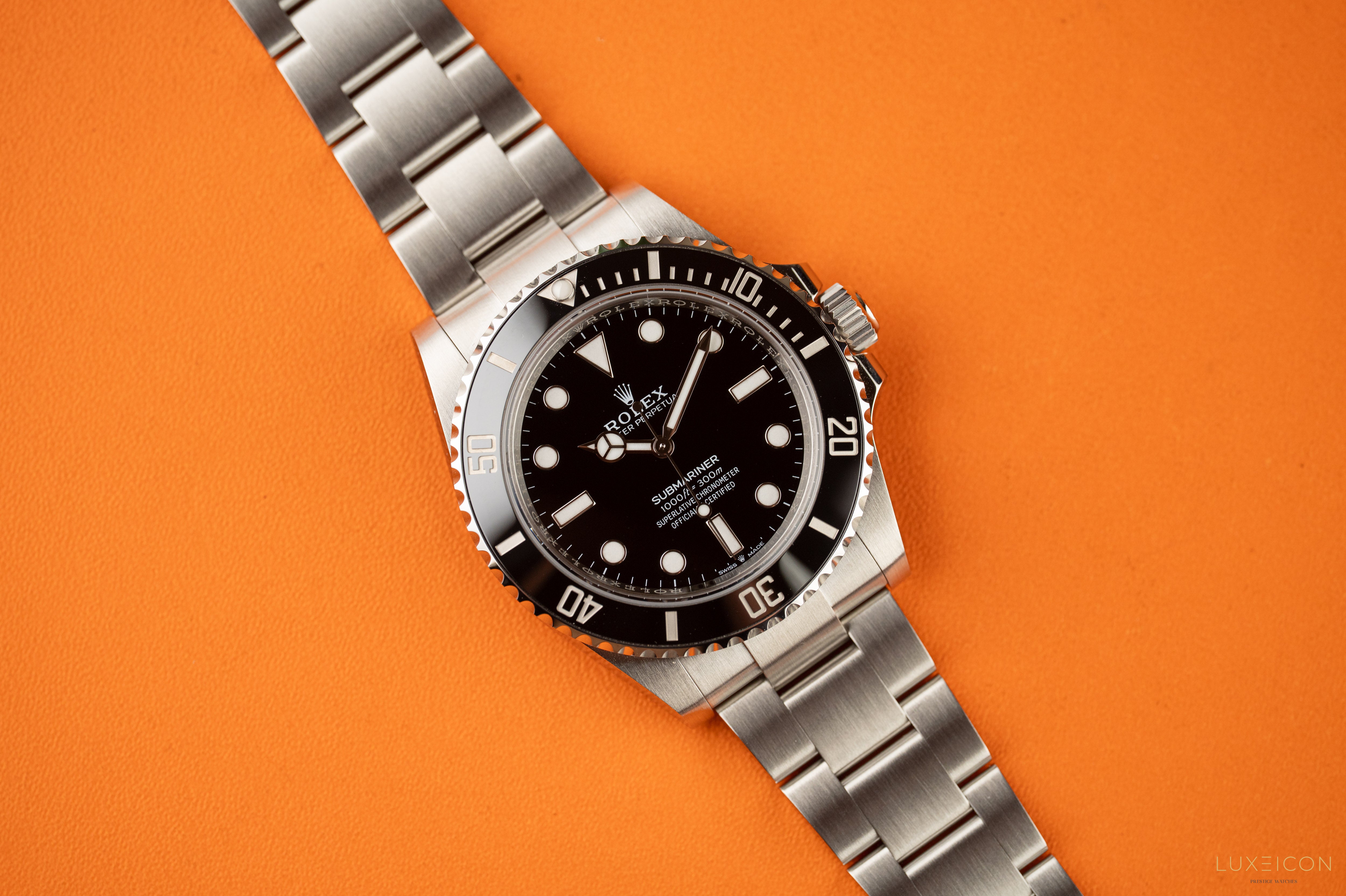 Rolex Submariner 41mm No Date Stainless Steel Black Dial Model 124060 2025