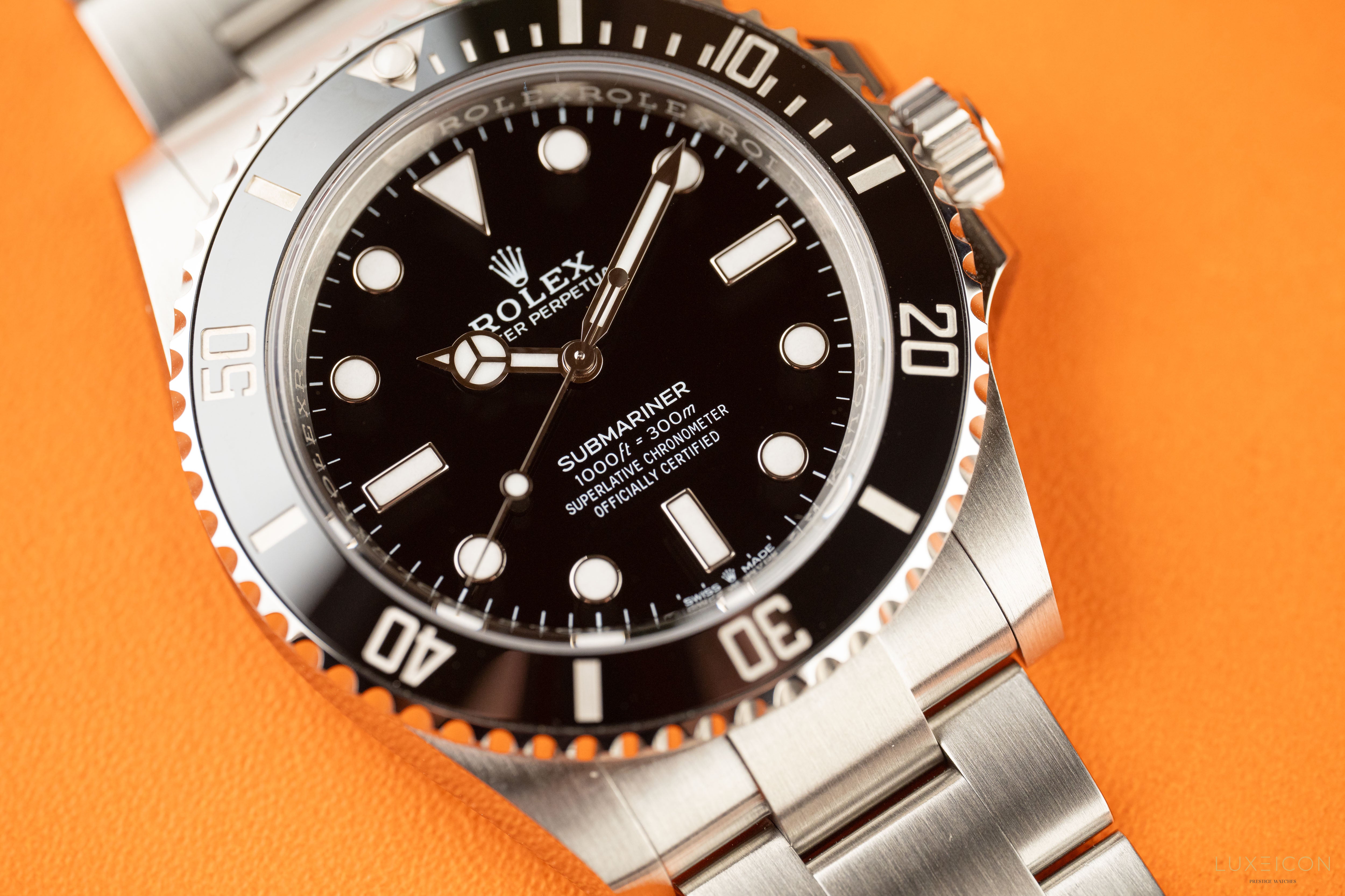 Rolex Submariner 41mm No Date Stainless Steel Black Dial Model 124060 2025