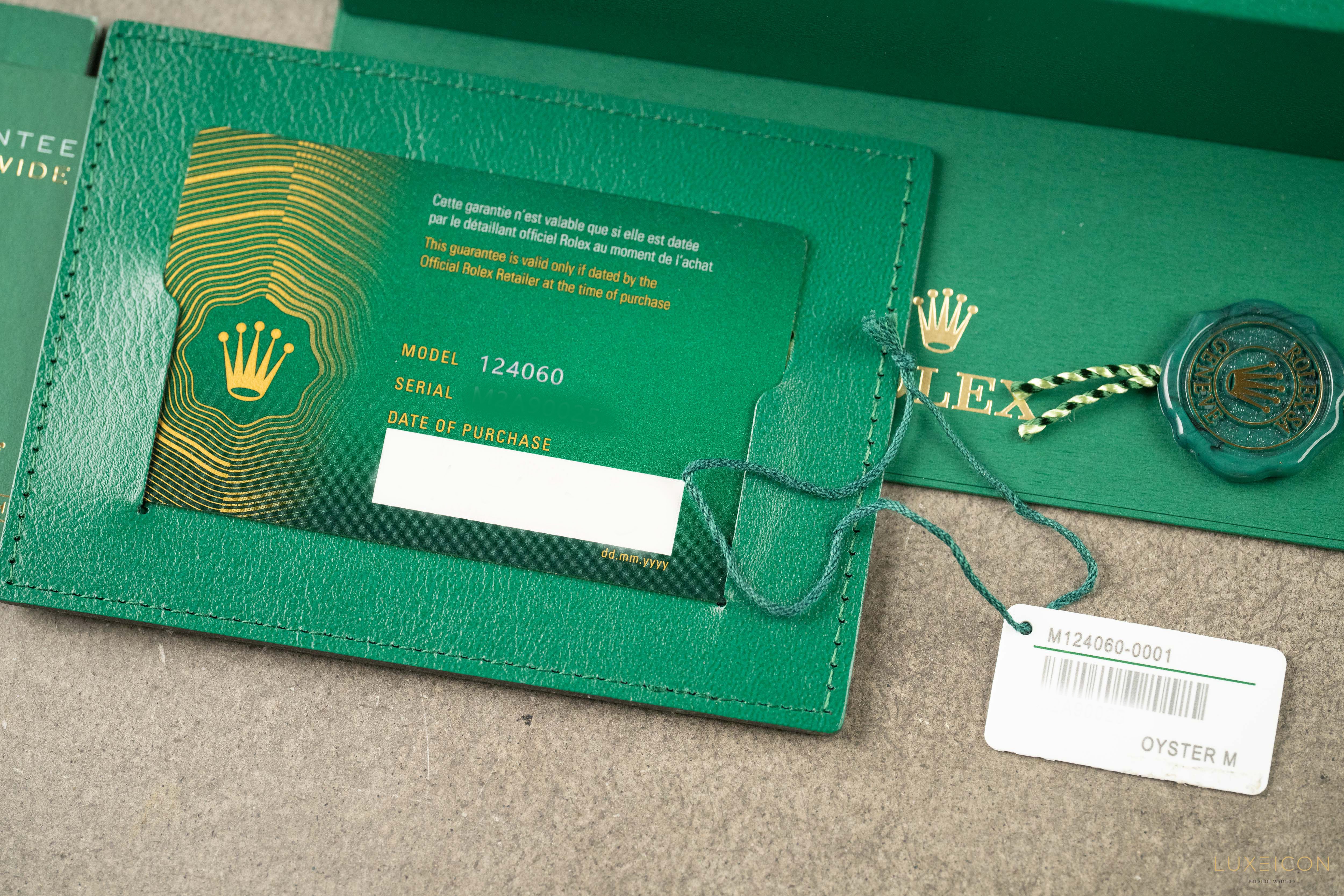 Rolex Submariner 41mm No Date Stainless Steel Black Dial Model 124060 2025