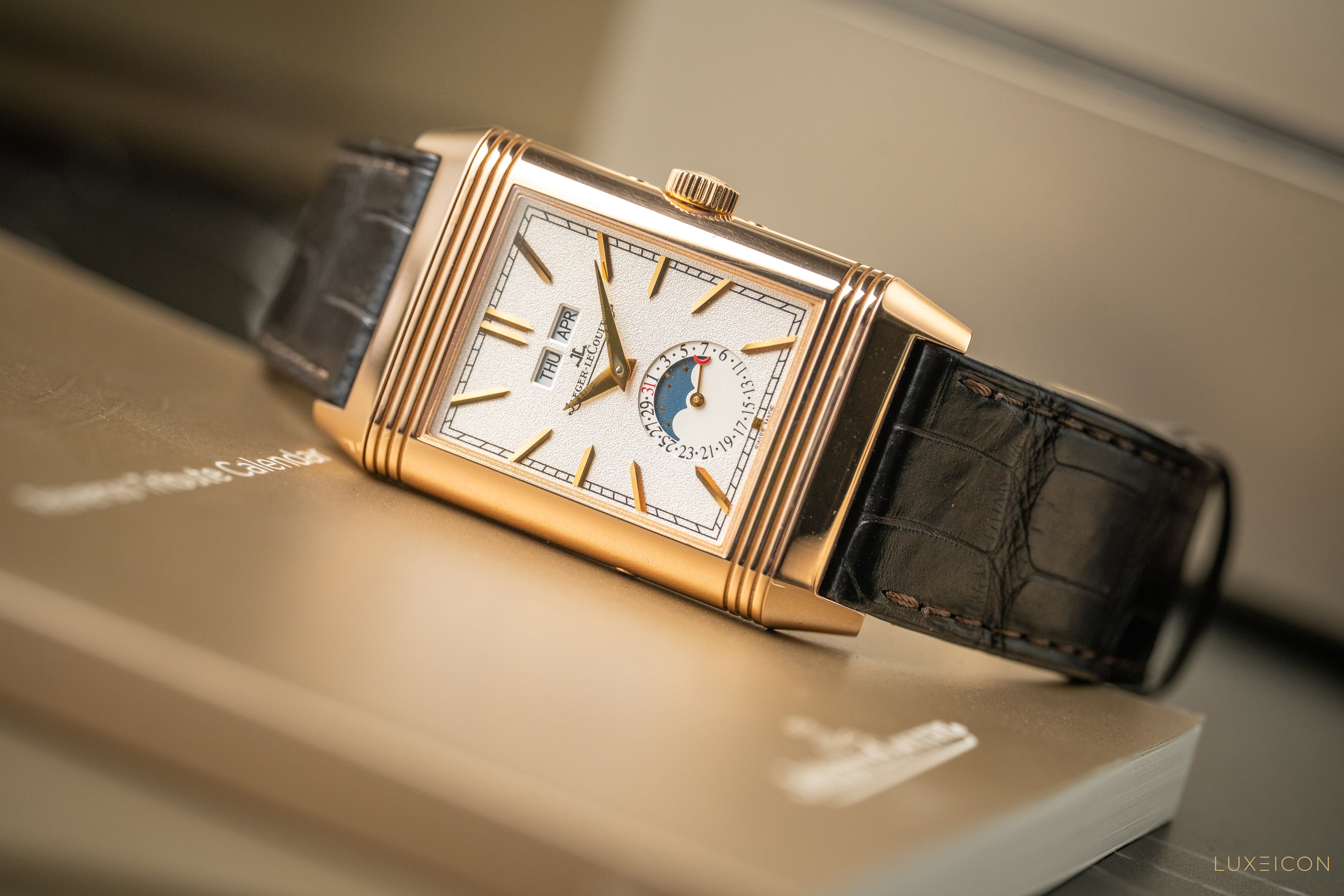 Jaeger-LeCoultre Reverso Tribute Calendar Q3912420 Manual Winding Rose gold