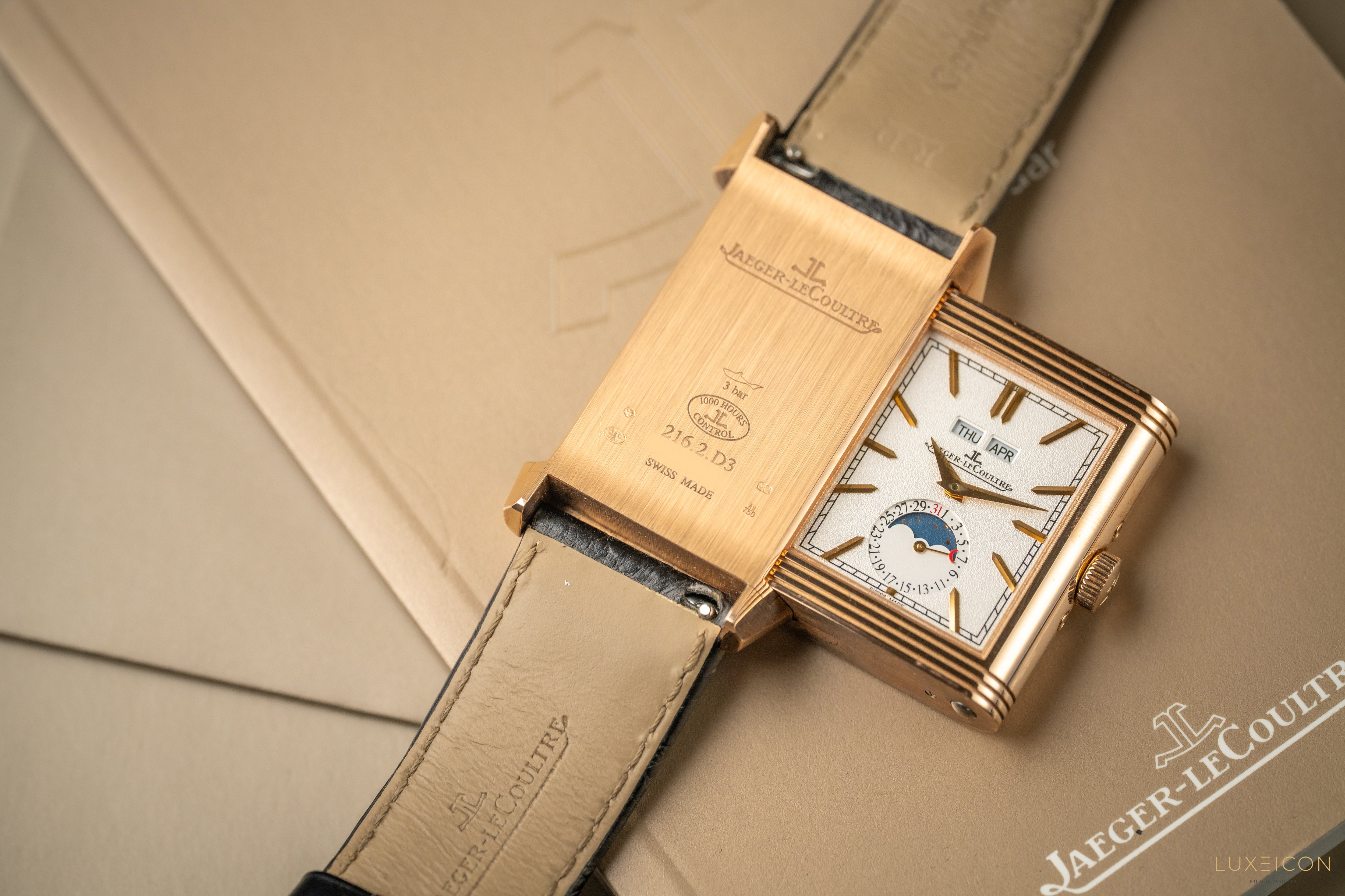 Jaeger-LeCoultre Reverso Tribute Calendar Q3912420 Manual Winding Rose gold