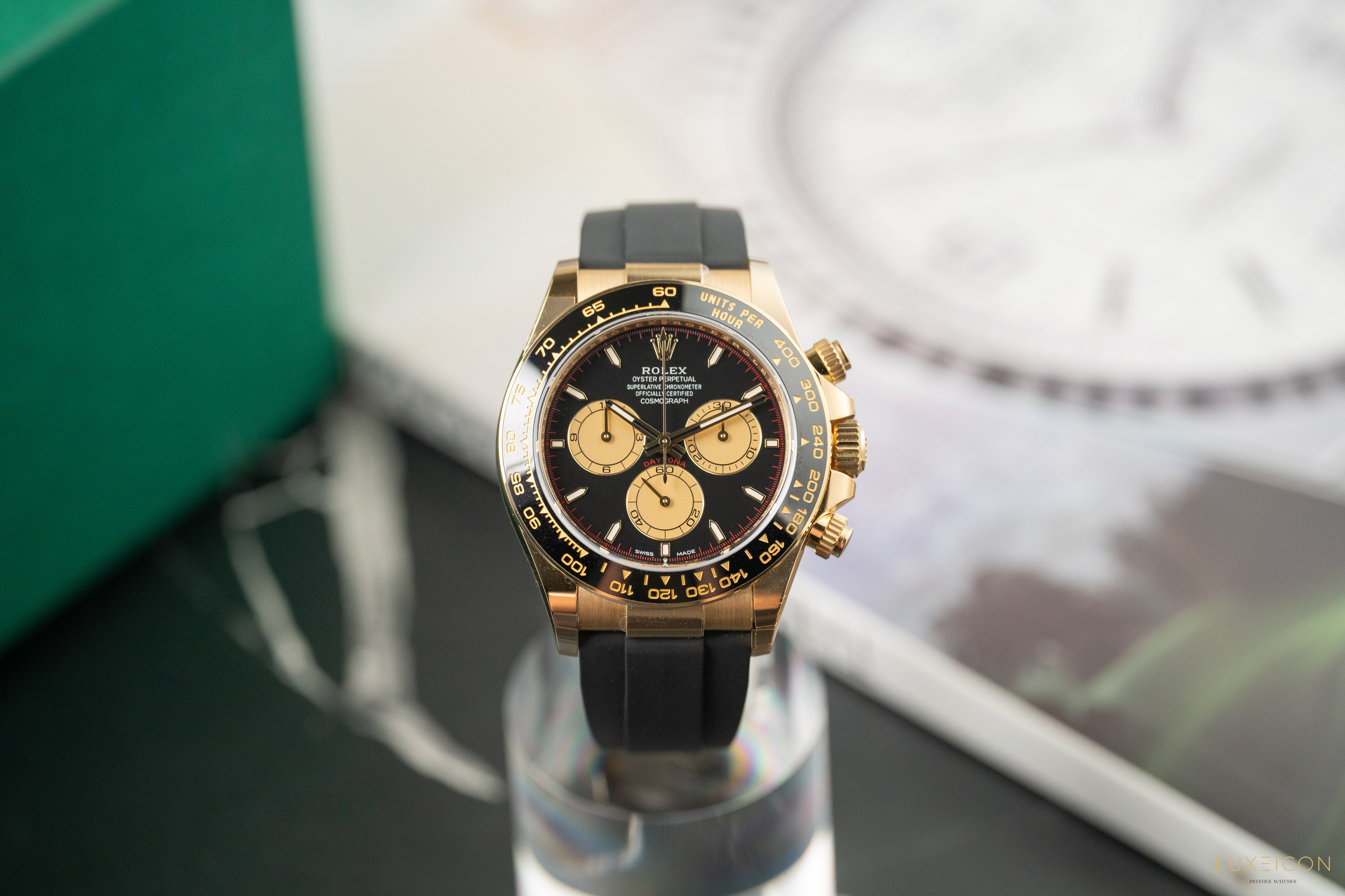 Rolex Cosmograph Daytona 40mm Black Champagne Paul Newman Dial 126518LN Unworn