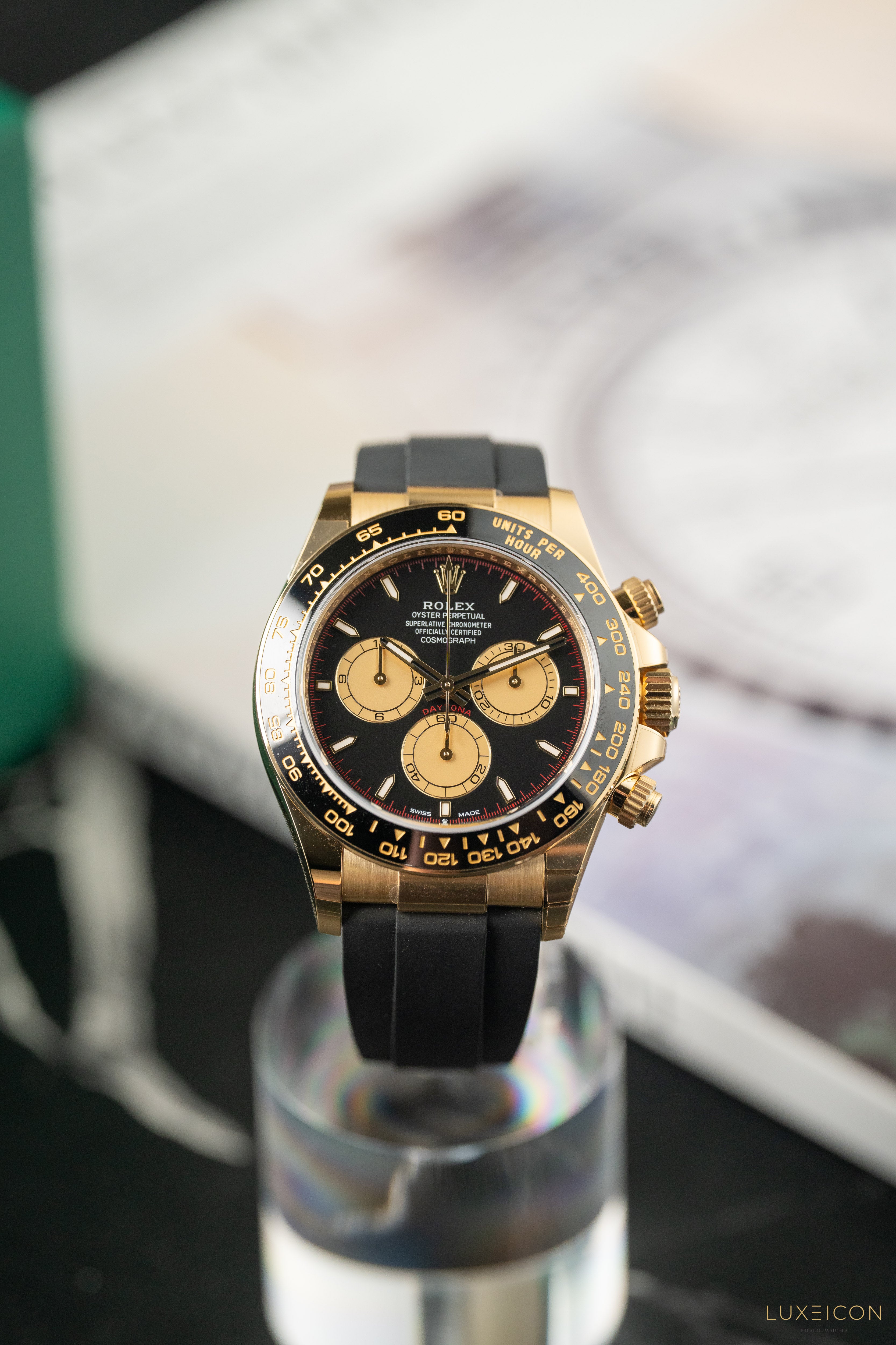 Rolex Cosmograph Daytona 40mm Black Champagne Paul Newman Dial 126518LN Unworn