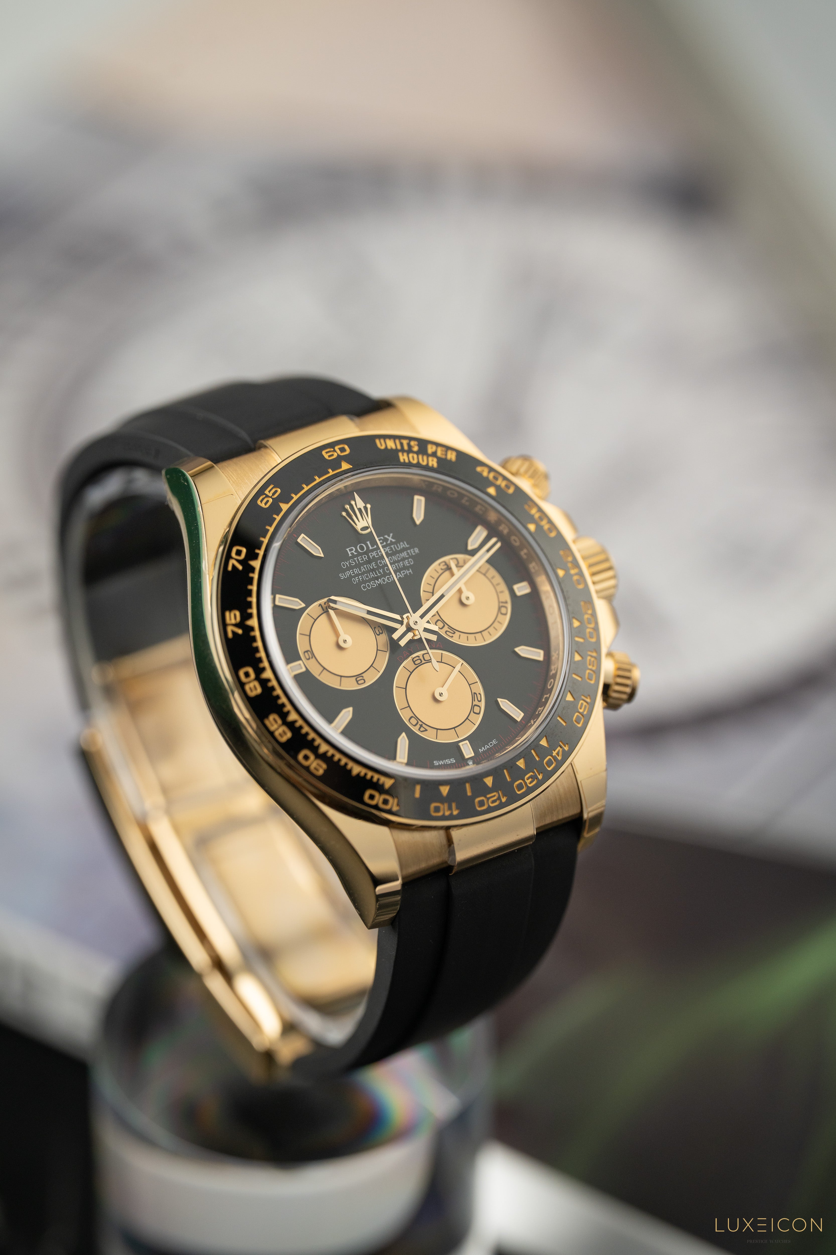 Rolex Cosmograph Daytona 40mm Black Champagne Paul Newman Dial 126518LN Unworn