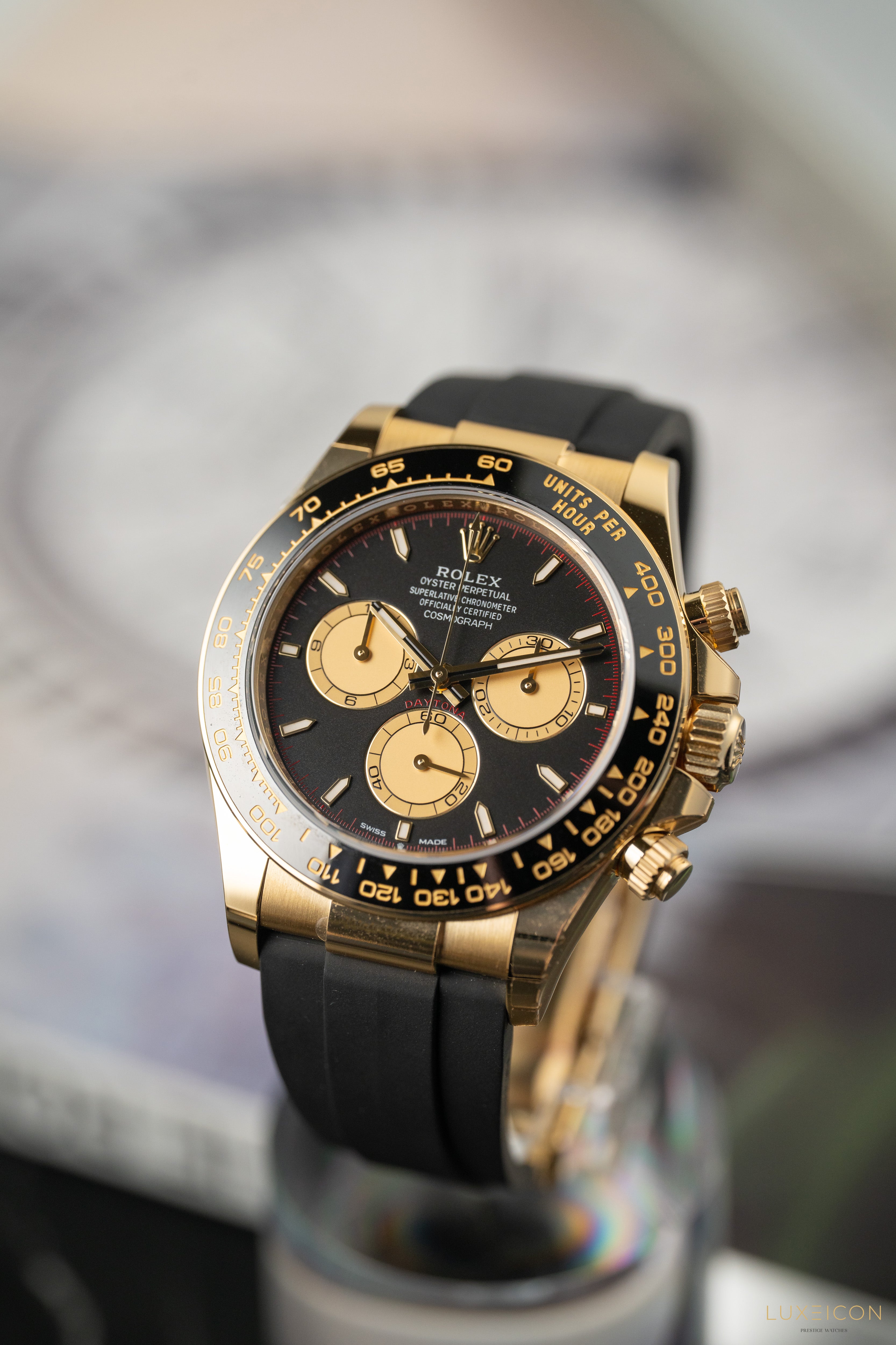 Rolex Cosmograph Daytona 40mm Black Champagne Paul Newman Dial 126518LN Unworn