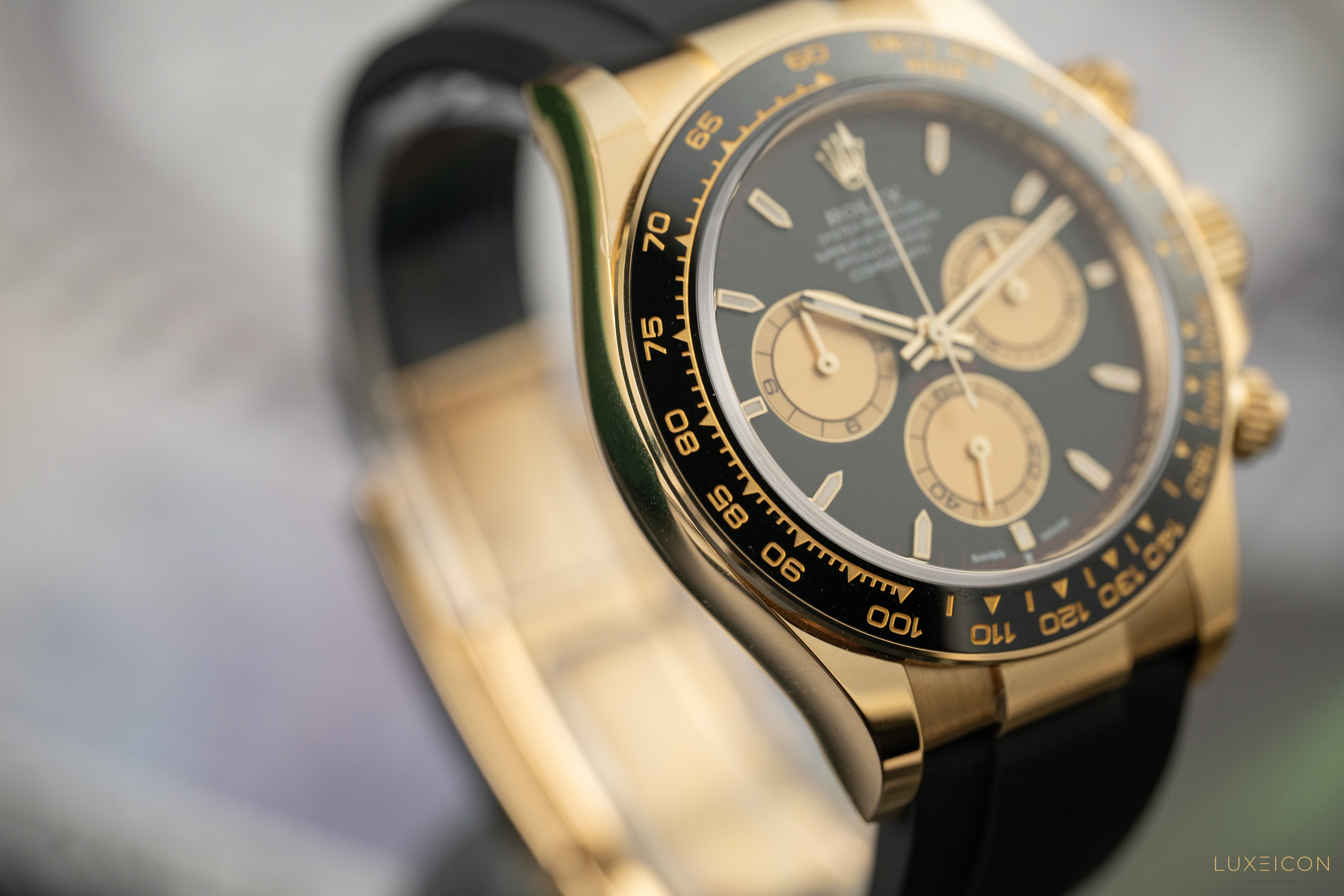 Rolex Cosmograph Daytona 40mm Black Champagne Paul Newman Dial 126518LN Unworn