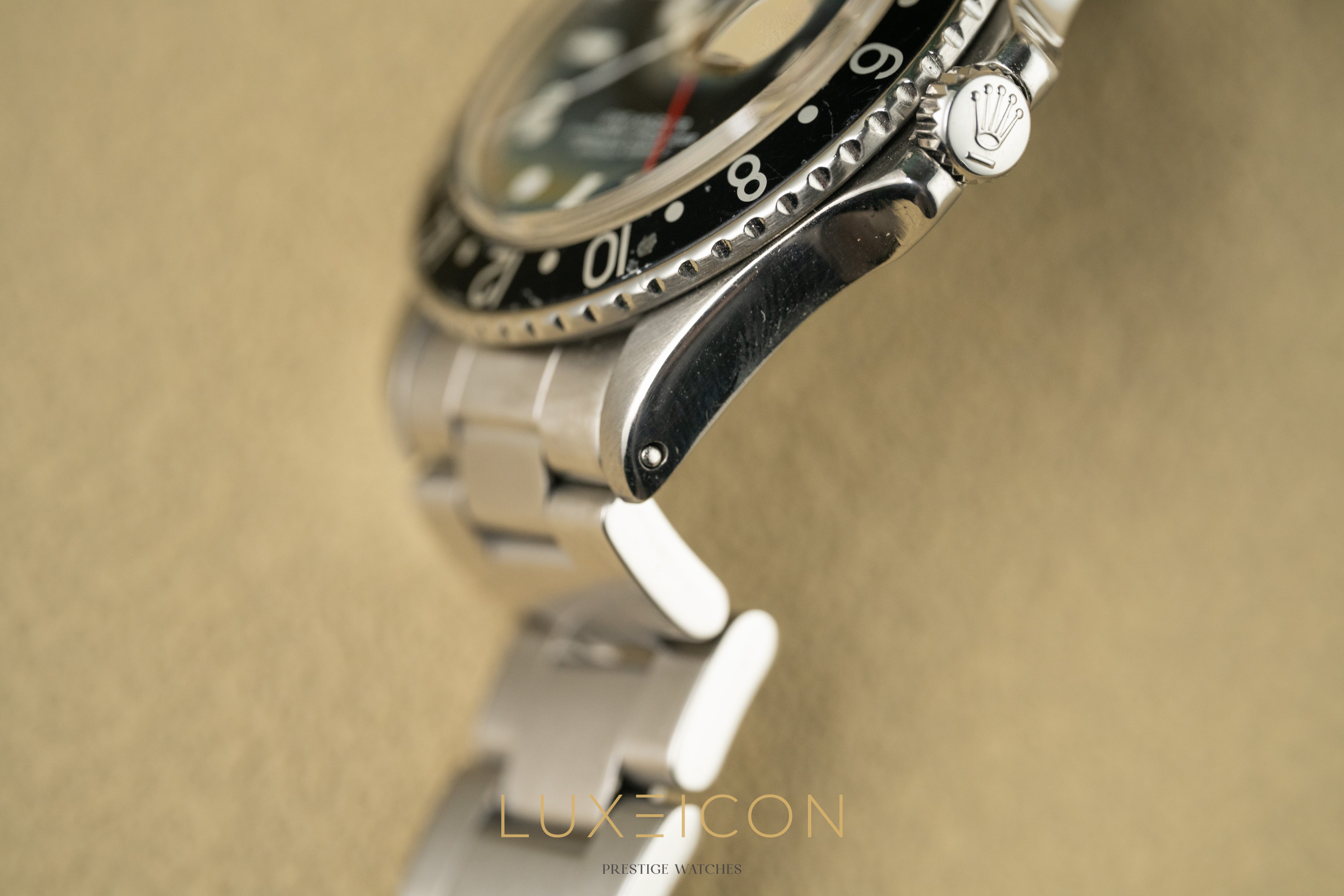 Rolex GMT-Master Ref. 1675 Stainless Steel and Black Bezel circa 1971