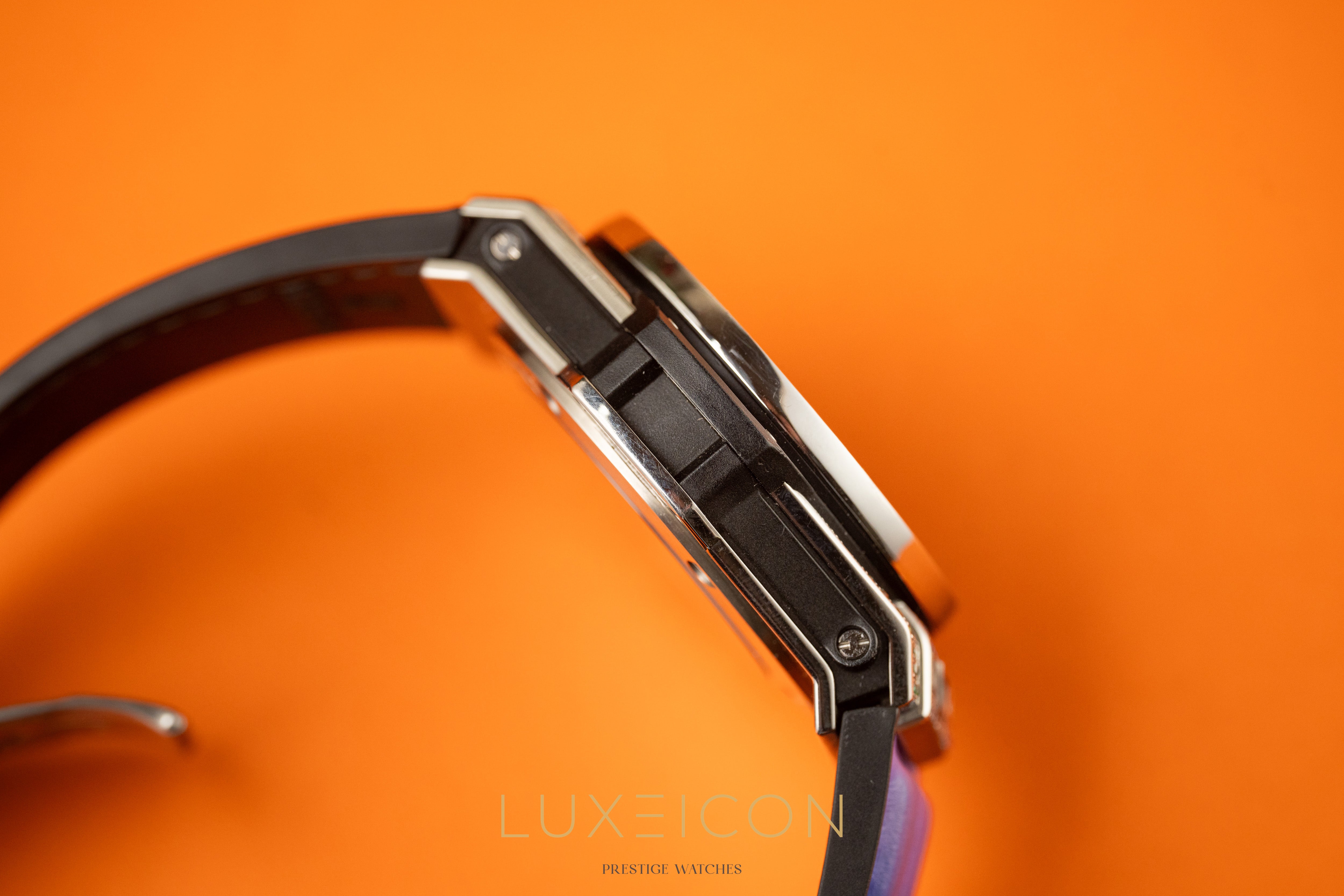 Hublot Big Bang Unico Customised Rainbow Sapphire Titanium Date Chronograph