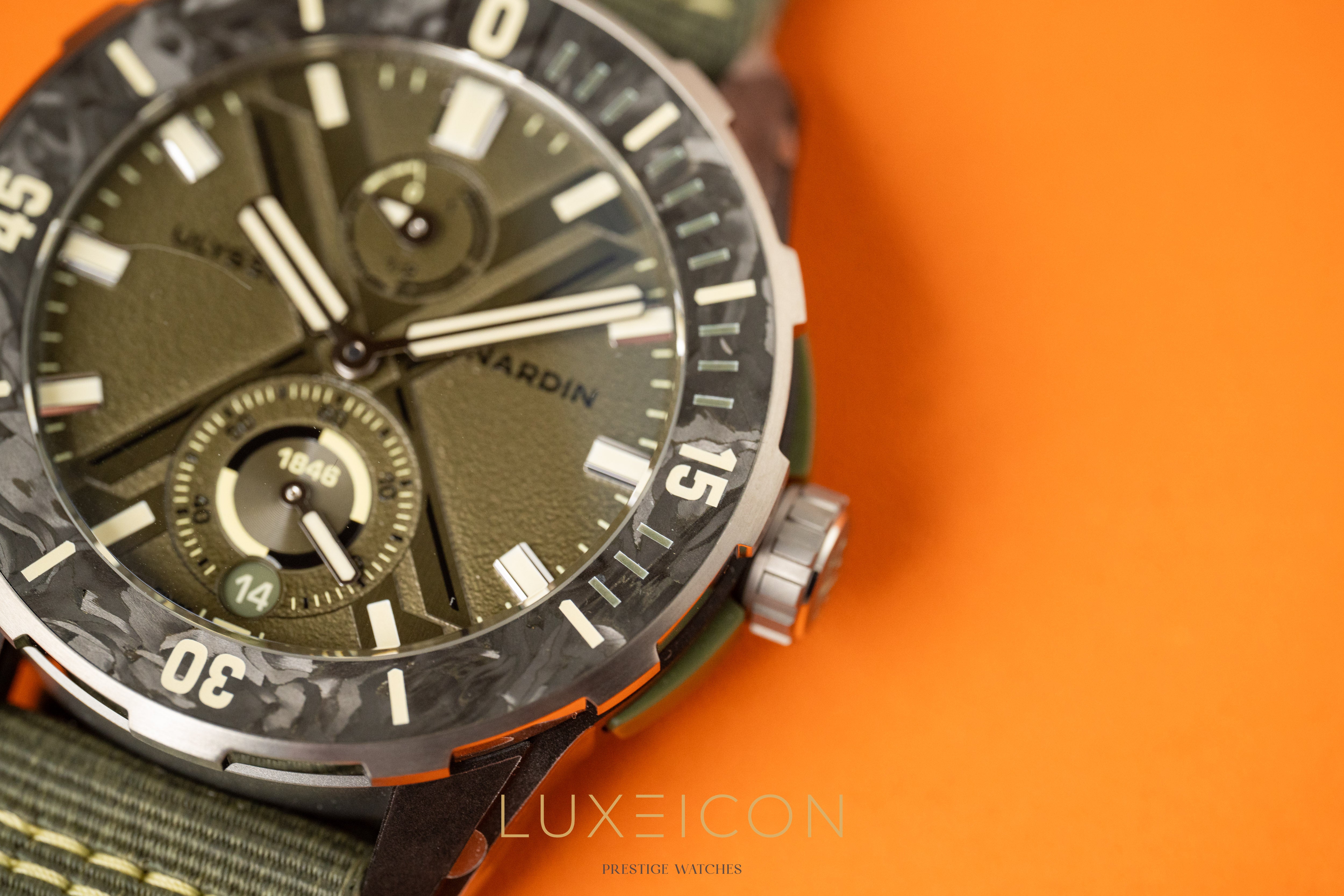 Ulysse Nardin Marine 1183-170-8A/0A Diver NET OPS SS Green Dial 2026 Unworn