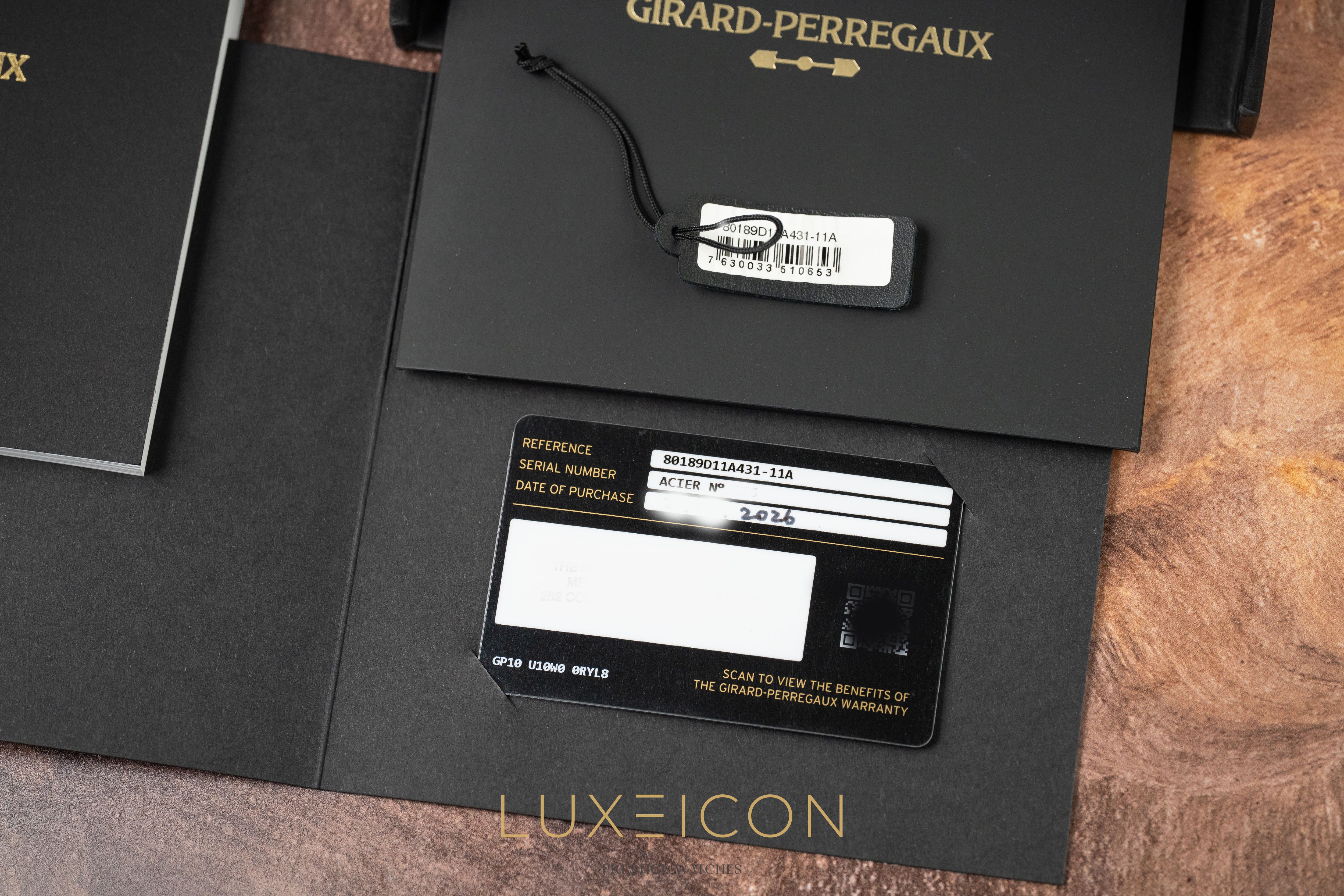 Girard Perregaux Laureato 34mm Diamond Bezel Blue Dial 2026 Brand new