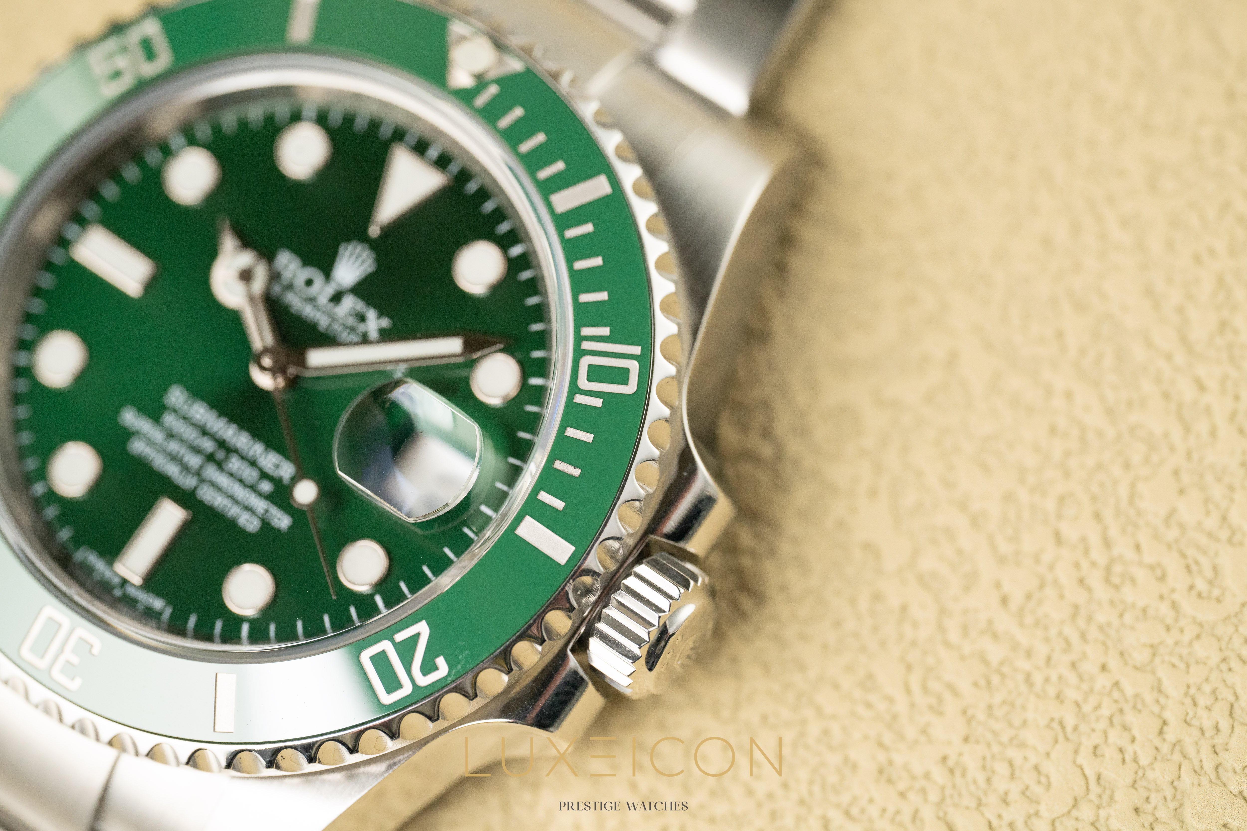 Rolex Submariner Date HULK Green 40mm Ceramic Stainless 116610LV 2013