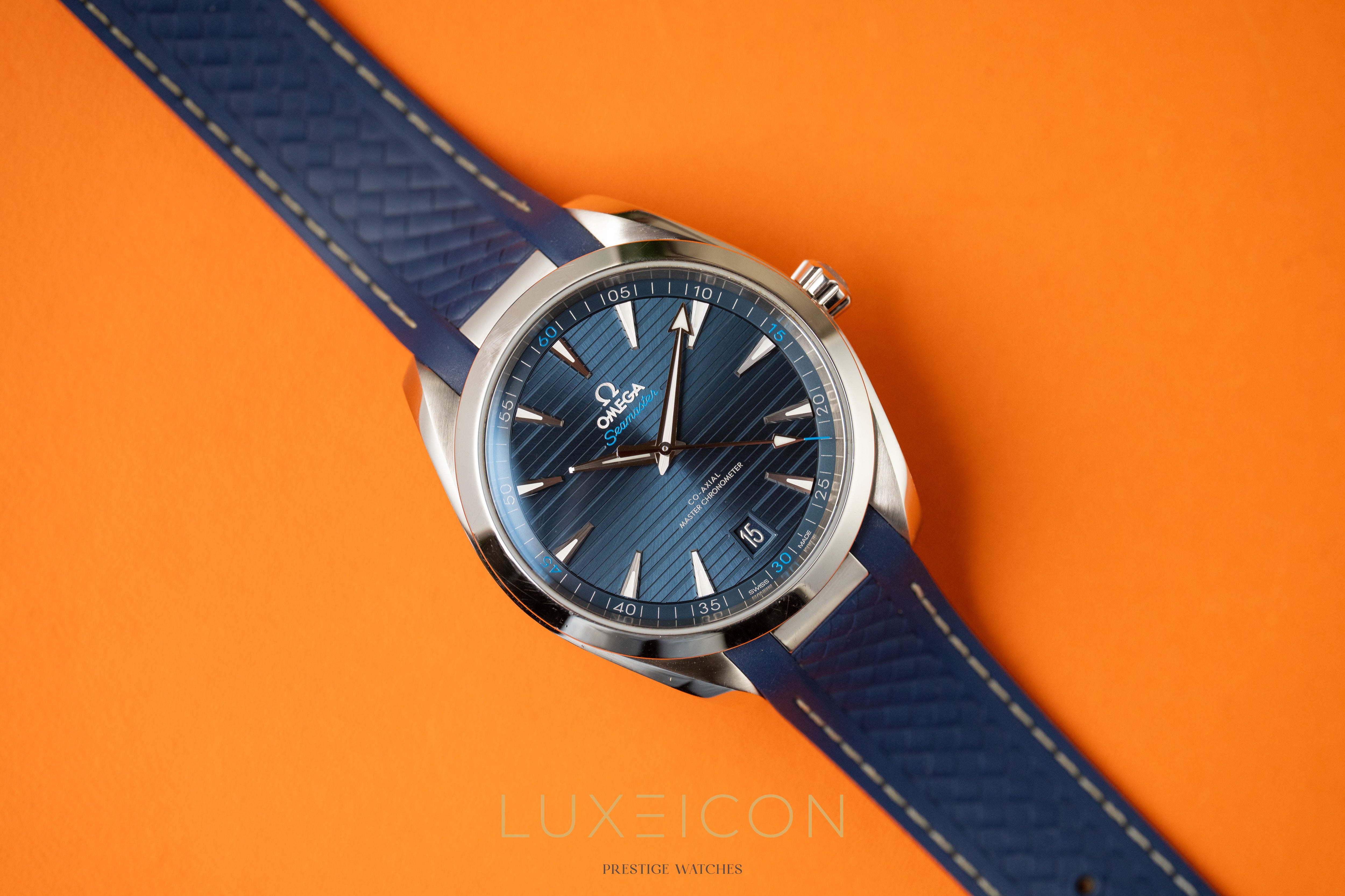 Omega Seamaster Aqua Terra Co-axial Master Chronometer Blue Dial 2023